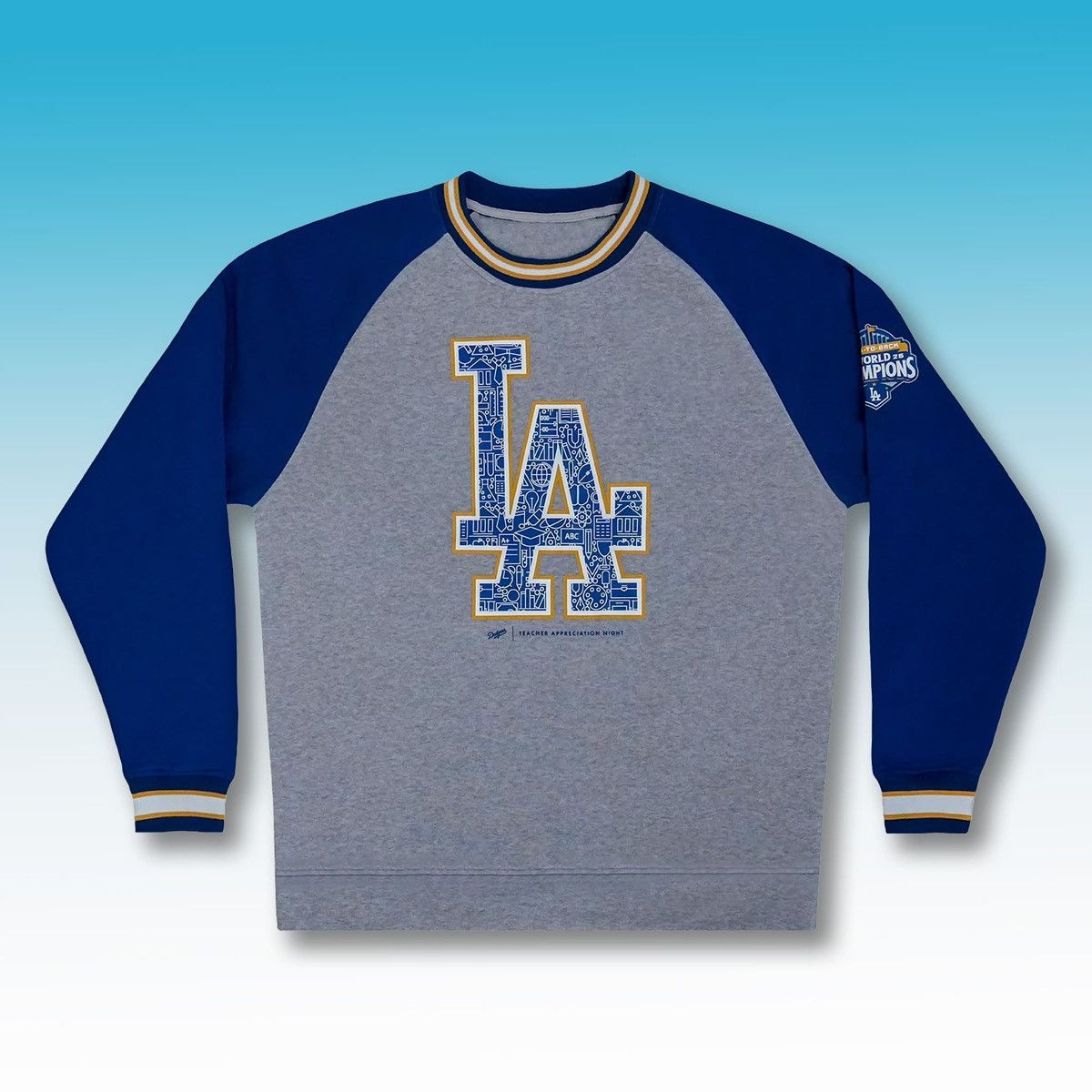 MLB Dodgers Sweater XL Teacher Appreciation Night 2026 SGA Size US XL / EU 56 / 4 - 1 Thumbnail