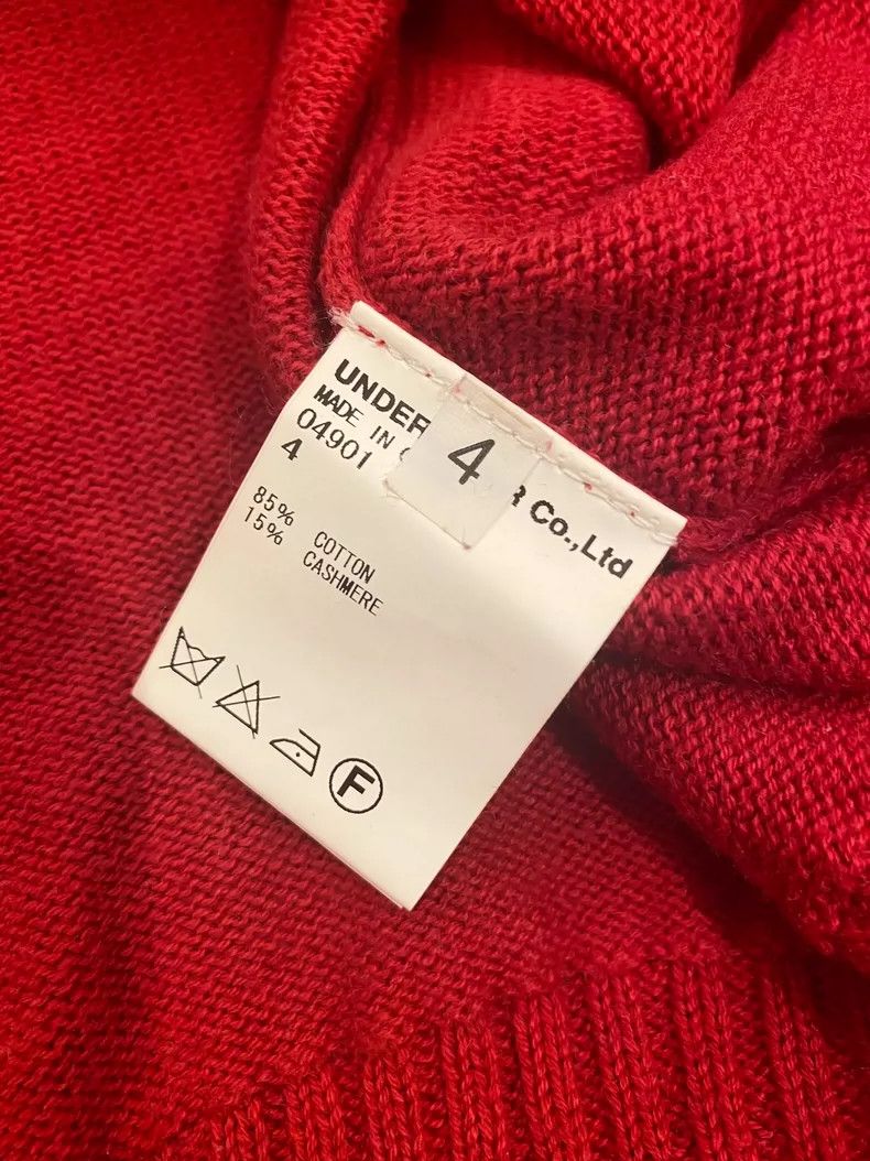 Undercover Undercover China Red Christmas Red Cashmere Sweater Size US XL / EU 56 / 4 - 5 Thumbnail