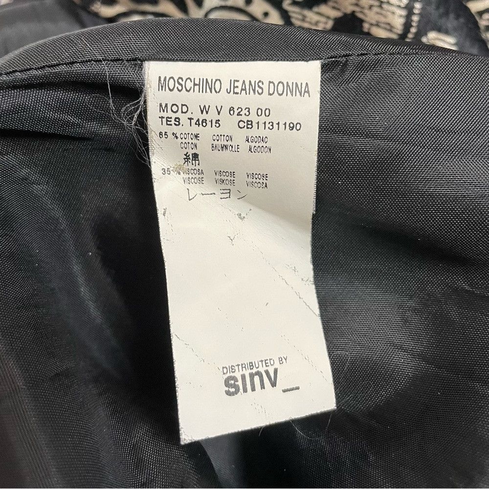 Moschino Moschino Jeans Black And Beige Donna Bubble Dress Size 6 Size M / US 6-8 / IT 42-44 - 8 Thumbnail