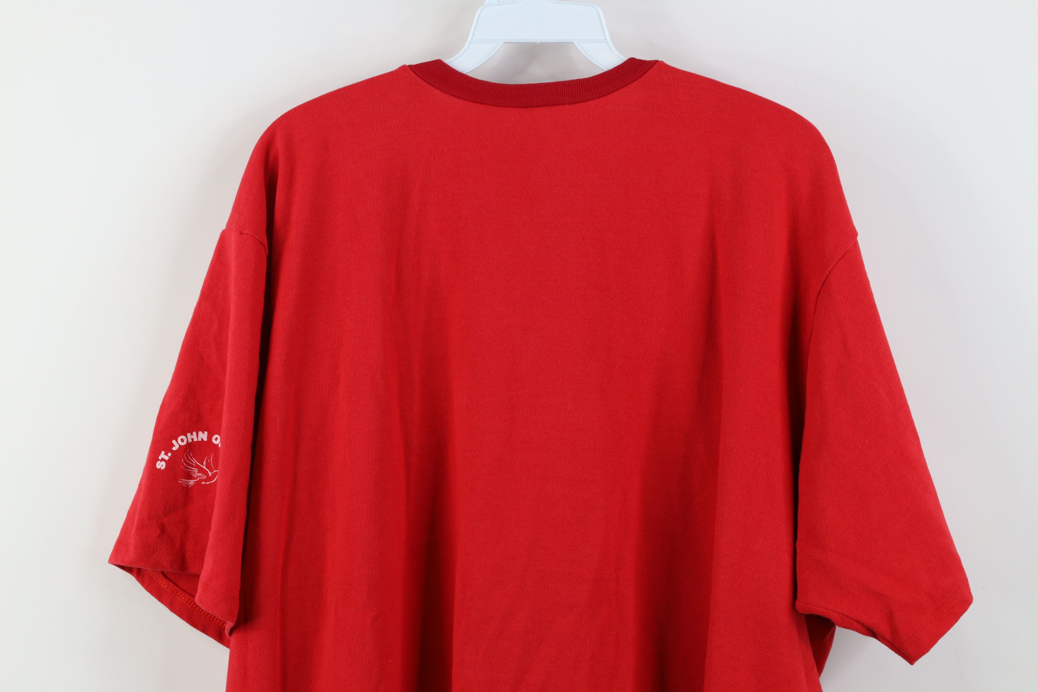 Vintage Vintage 90s Romero of the Americas Saint Oscar T-Shirt Size US XXL / EU 58 / 5 - 10 Thumbnail