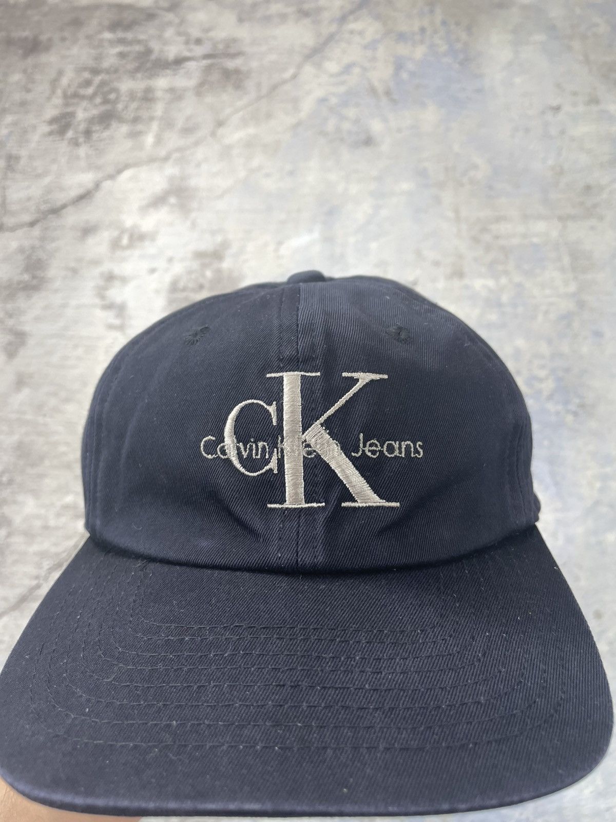 Calvin Klein × Vintage Calvin Klein vintage cap hat embroidered logo Size ONE SIZE - 2 Thumbnail
