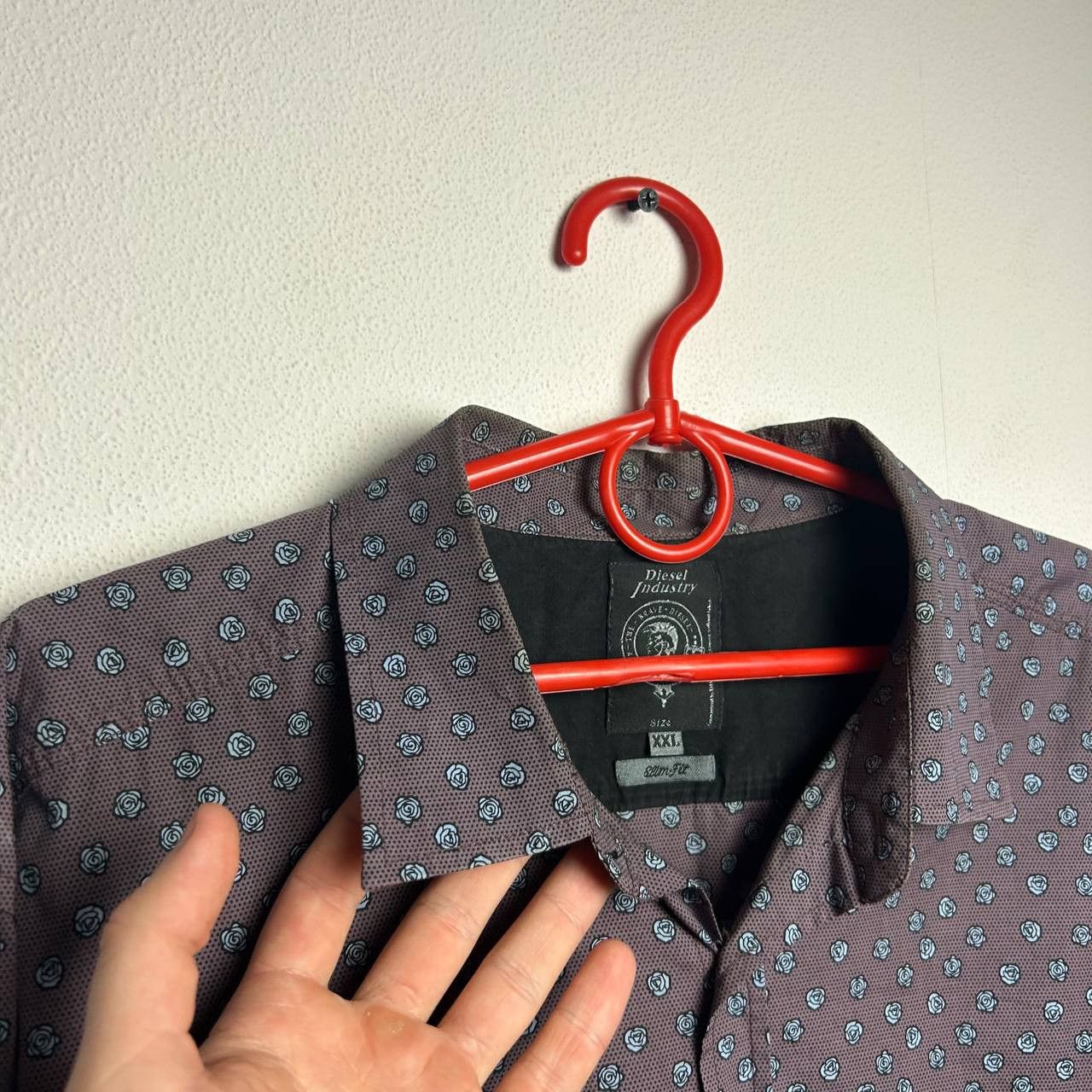 Diesel Vintage Diesel Graphic basic streetwear button shirt Size US XXL / EU 58 / 5 - 5 Thumbnail
