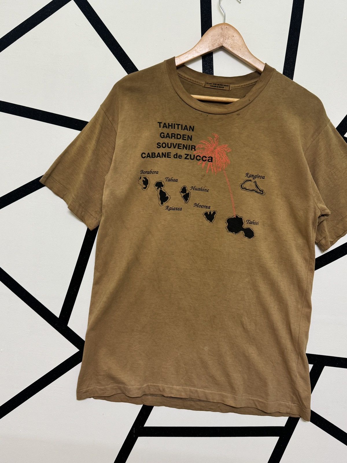 CABANE de ZUCCa Vtg Single Stitch Cabane De Zucca Mud Wash Faded Tee Size US M / EU 48-50 / 2 - 3 Thumbnail
