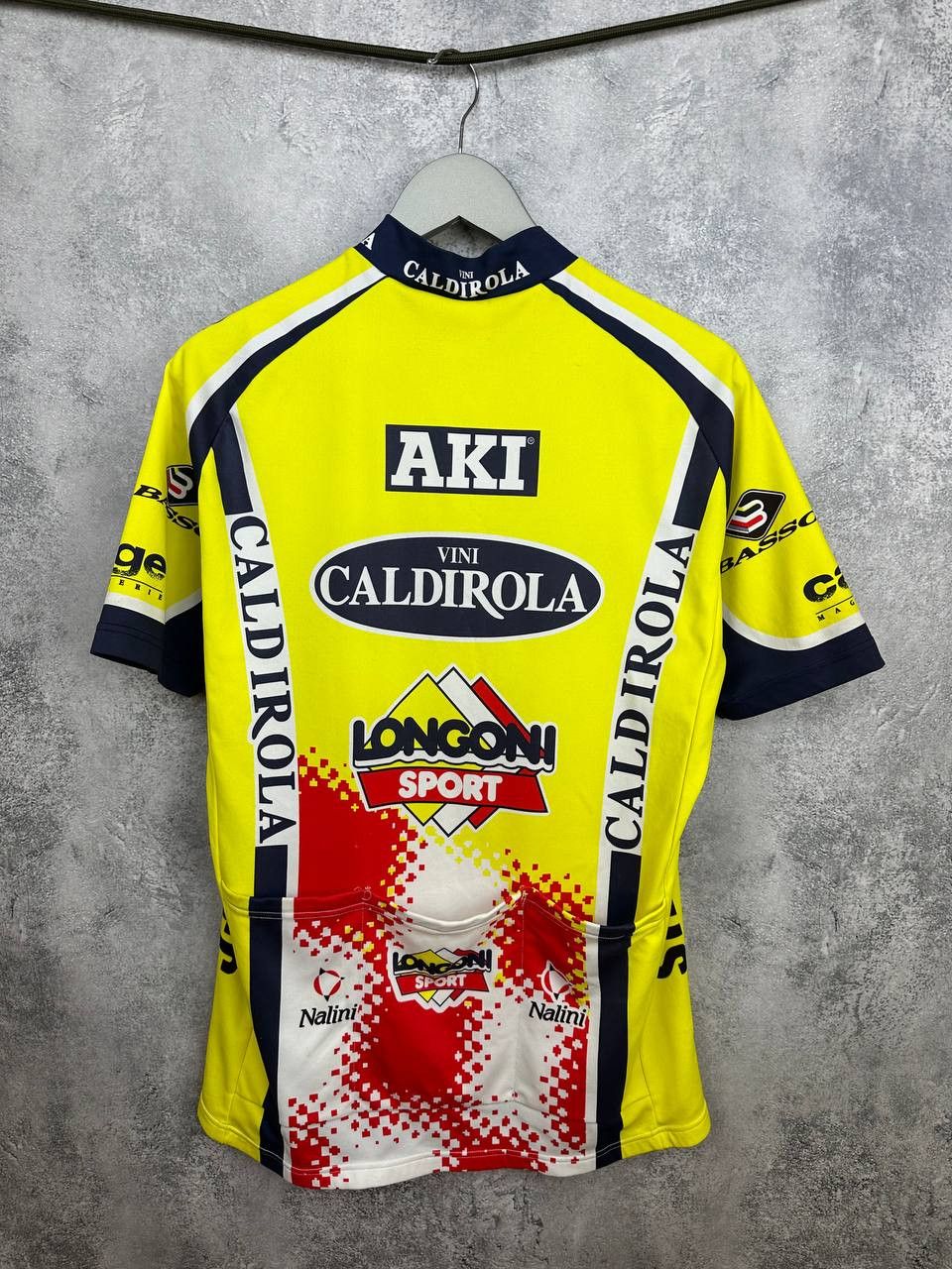 Vintage Vintage Nalini Vini Caldirola Longoni Sport Cycling Jersey Size US L / EU 52-54 / 3 - 2 Thumbnail