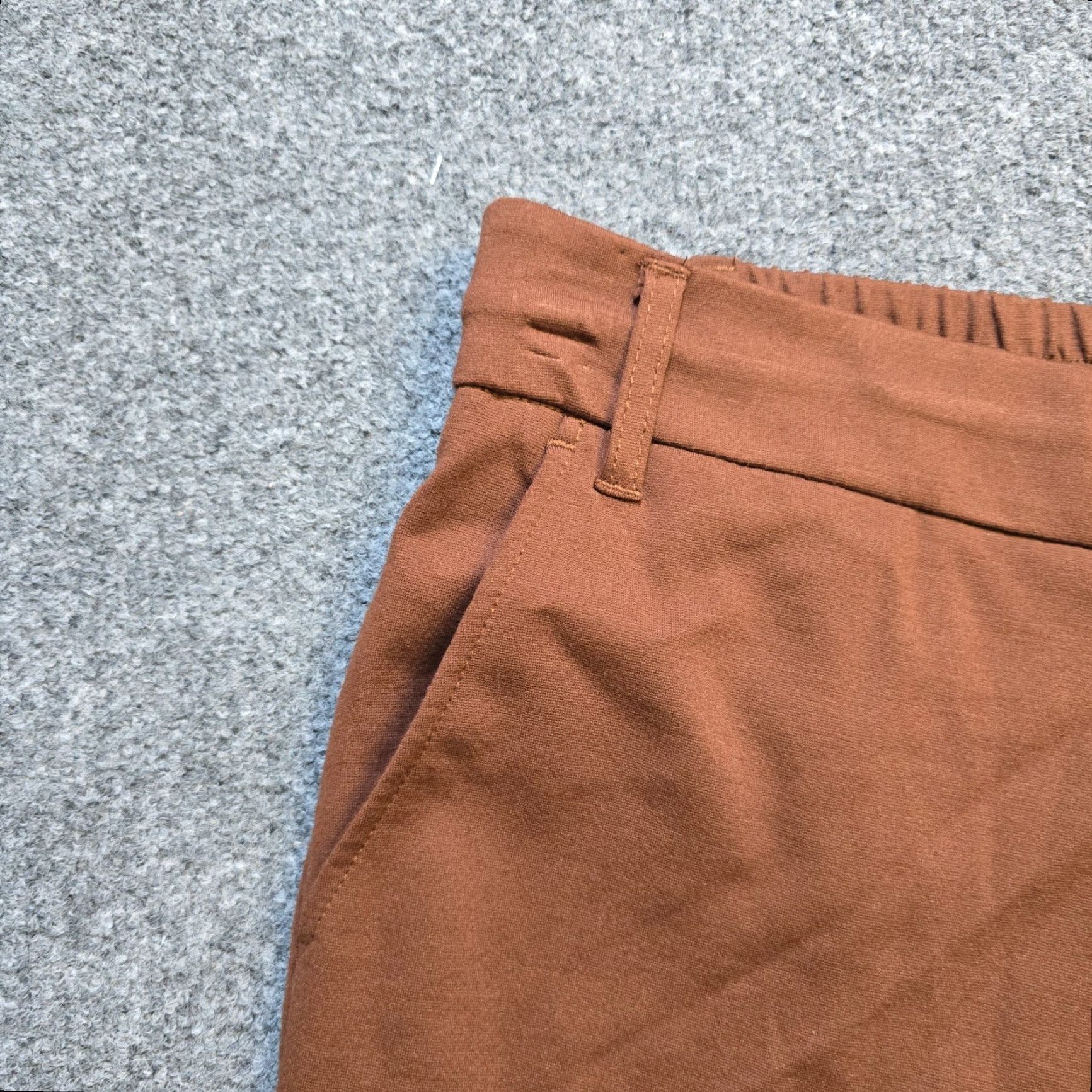 Jones New York Jones New York Pants Womens 1X Brown Tapered Sweatpants Pull On Comfort Regular Plus Size 40" / US 18 - 3 Thumbnail