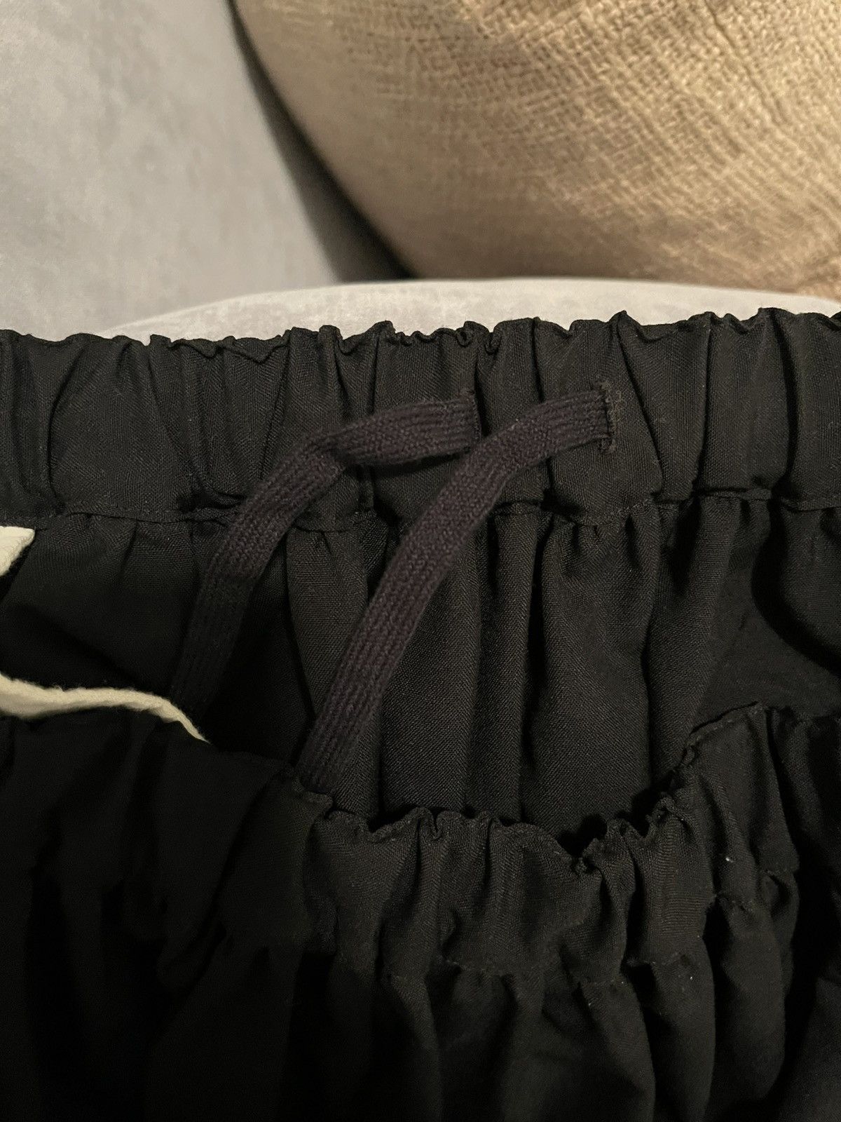 Comme des Garcons CDG CDG Black Pleated Wool and Cotton Skirt Size 28" / US 6 / IT 42 - 5 Thumbnail