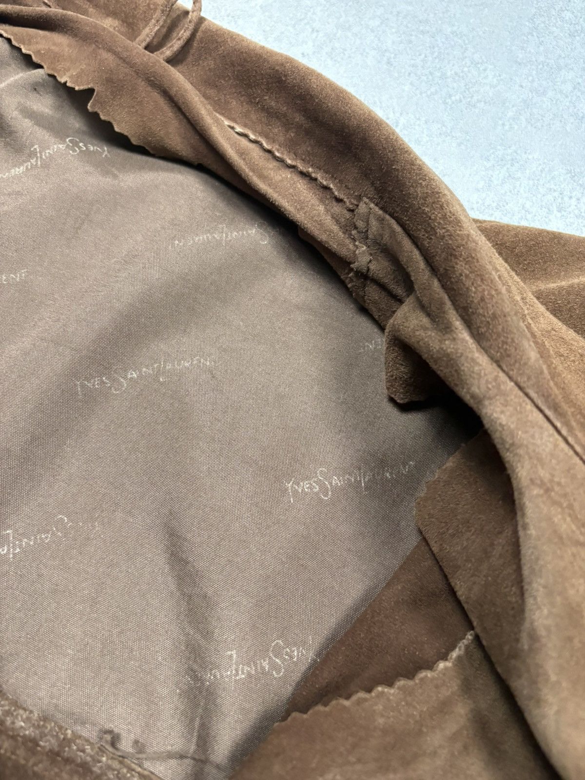Yves Saint Laurent Yves Saint Laurent Archive 80s Suede Work Jacket YSL Vintage Size US XL / EU 56 / 4 - 14 Thumbnail