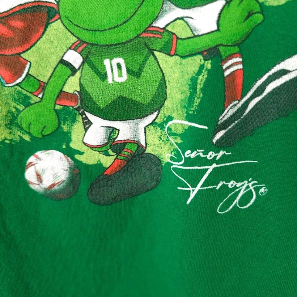 Vintage Senor Frogs Mexico T Shirt Mens XL Green Travel Destination Tee Shirt Size US XL / EU 56 / 4 - 4 Thumbnail