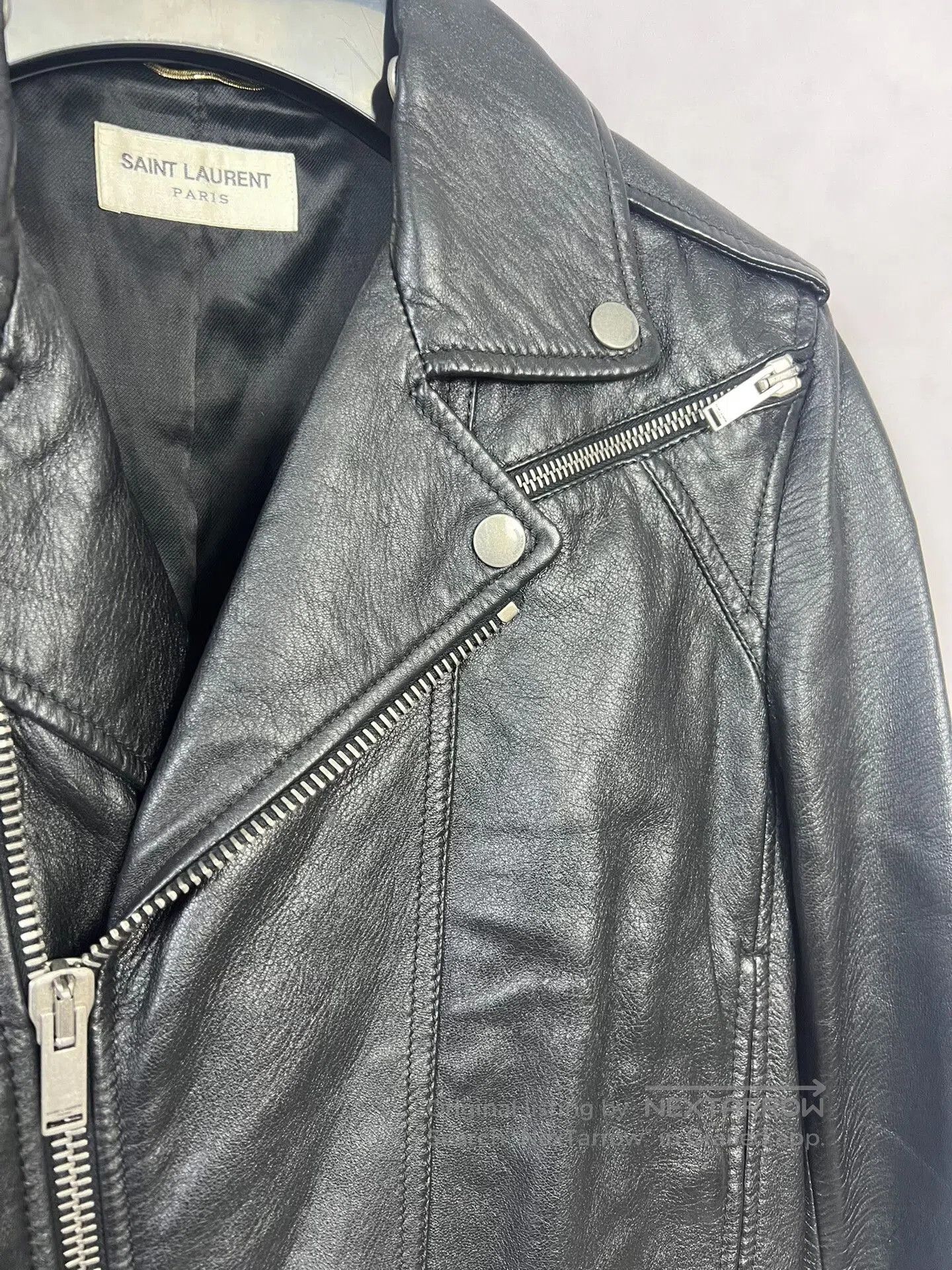 Saint Laurent Paris Black Saint Laurent Motorcycle Leather Jacket. Size US S / EU 44-46 / 1 - 3 Thumbnail