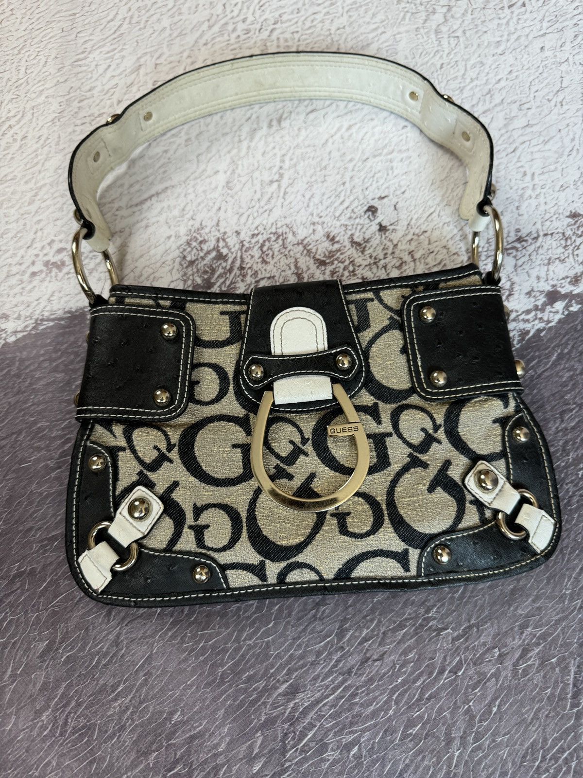 Guess Guess Vintage monogram Women shoulder hand Bag Size ONE SIZE - 6 Thumbnail