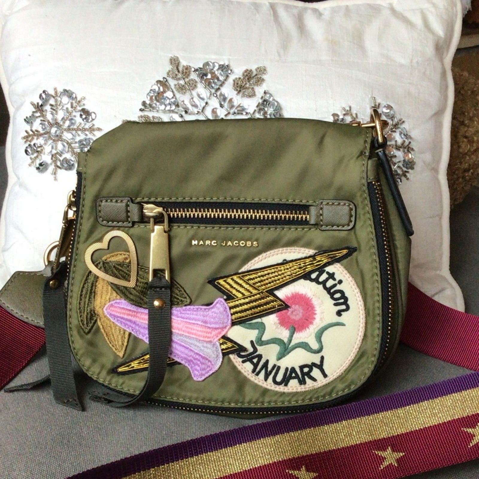 Marc Jacobs Marc Jacobs Nylon Patchwork Nomad Saddlebag Purse crossbody Size ONE SIZE - 1 Thumbnail