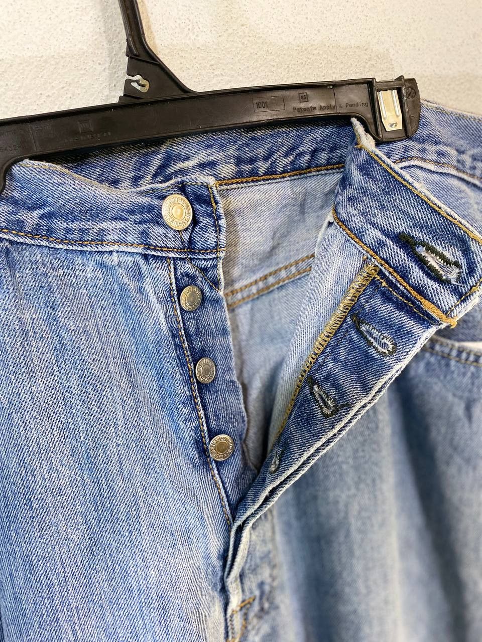 Levi's levis 501 lightwash denim nice design Size US 40 / EU 56 - 11 Thumbnail