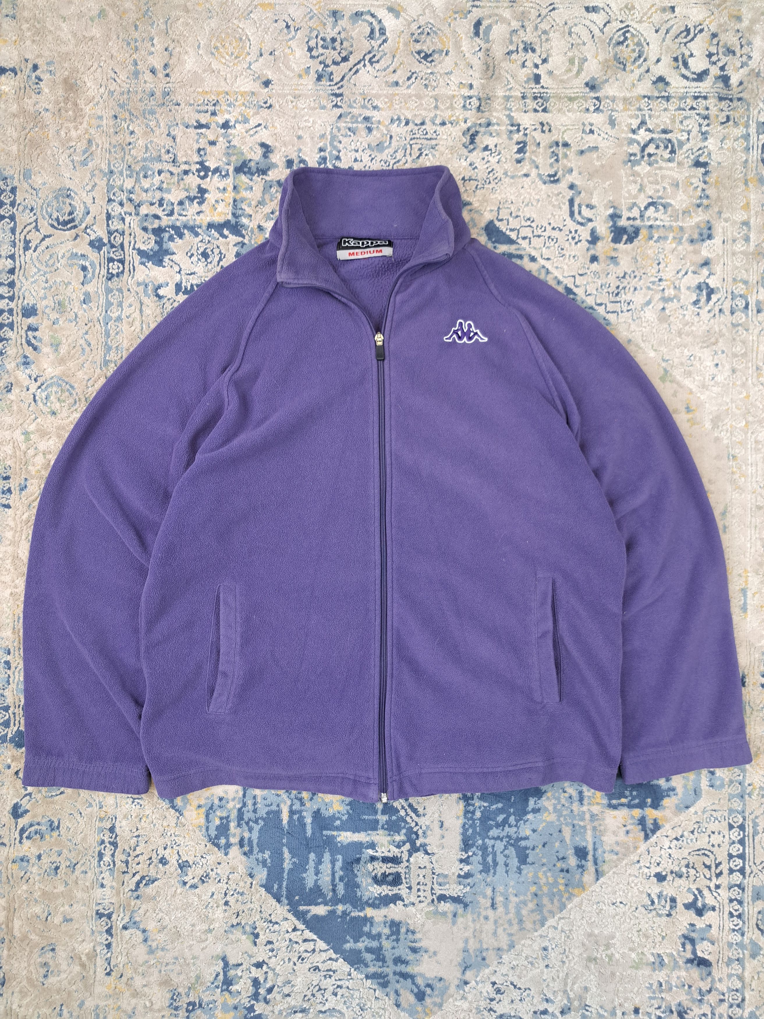 Kappa Vintage y2k Kappa Purple Fleece Zip Up Outdoor Streetwear Size US XL / EU 56 / 4 - 1 Thumbnail
