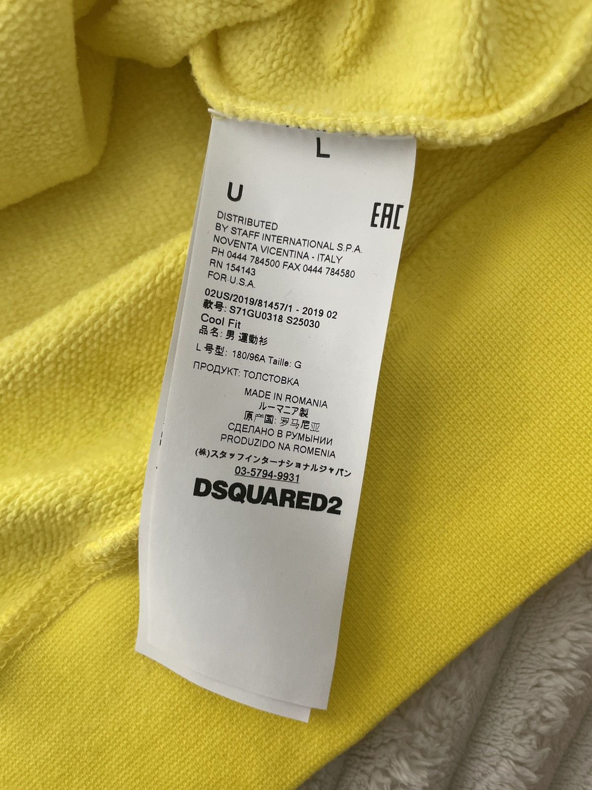 Dsquared2 Men’s DSquared2 Hoodie Size US L / EU 52-54 / 3 - 8 Thumbnail