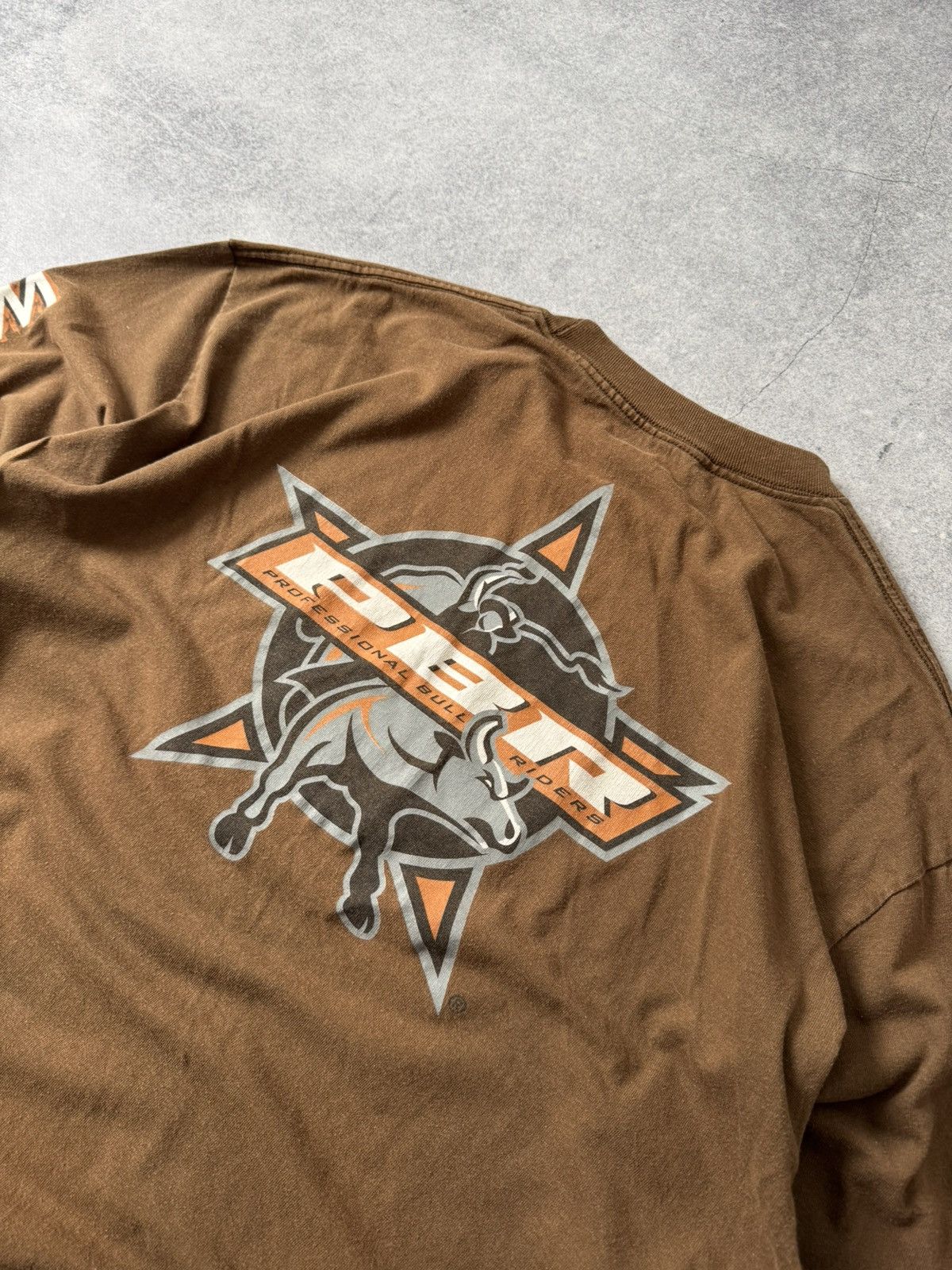 Wrangler Vintage PBR x Wrangler big logo brown long-sleeved Size US XL / EU 56 / 4 - 7 Thumbnail