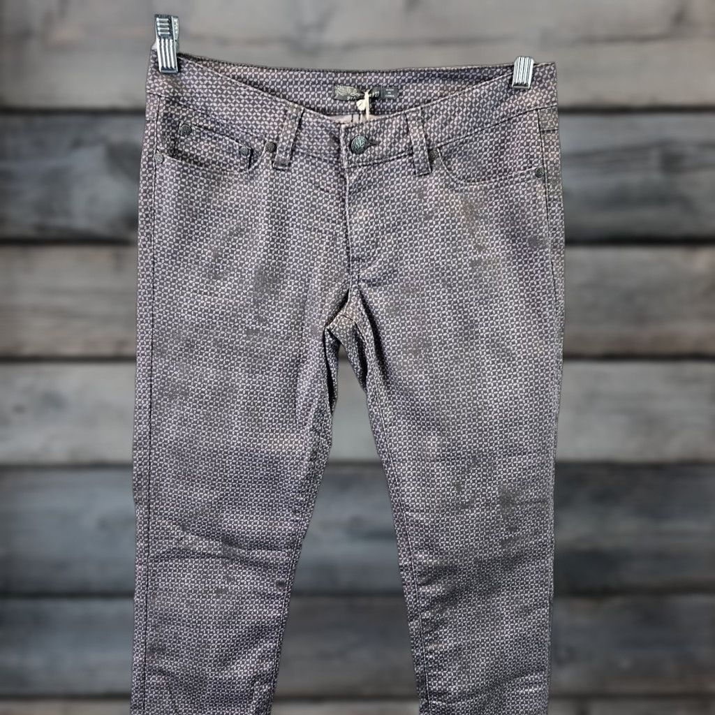 Prana Prana Womens Kara Jeans Sz 4 Skinny Low Rise Mulitcolor Cotton 32 Inseam Womens Jeans Size 27" / US 4 / IT 40 - 1 Thumbnail