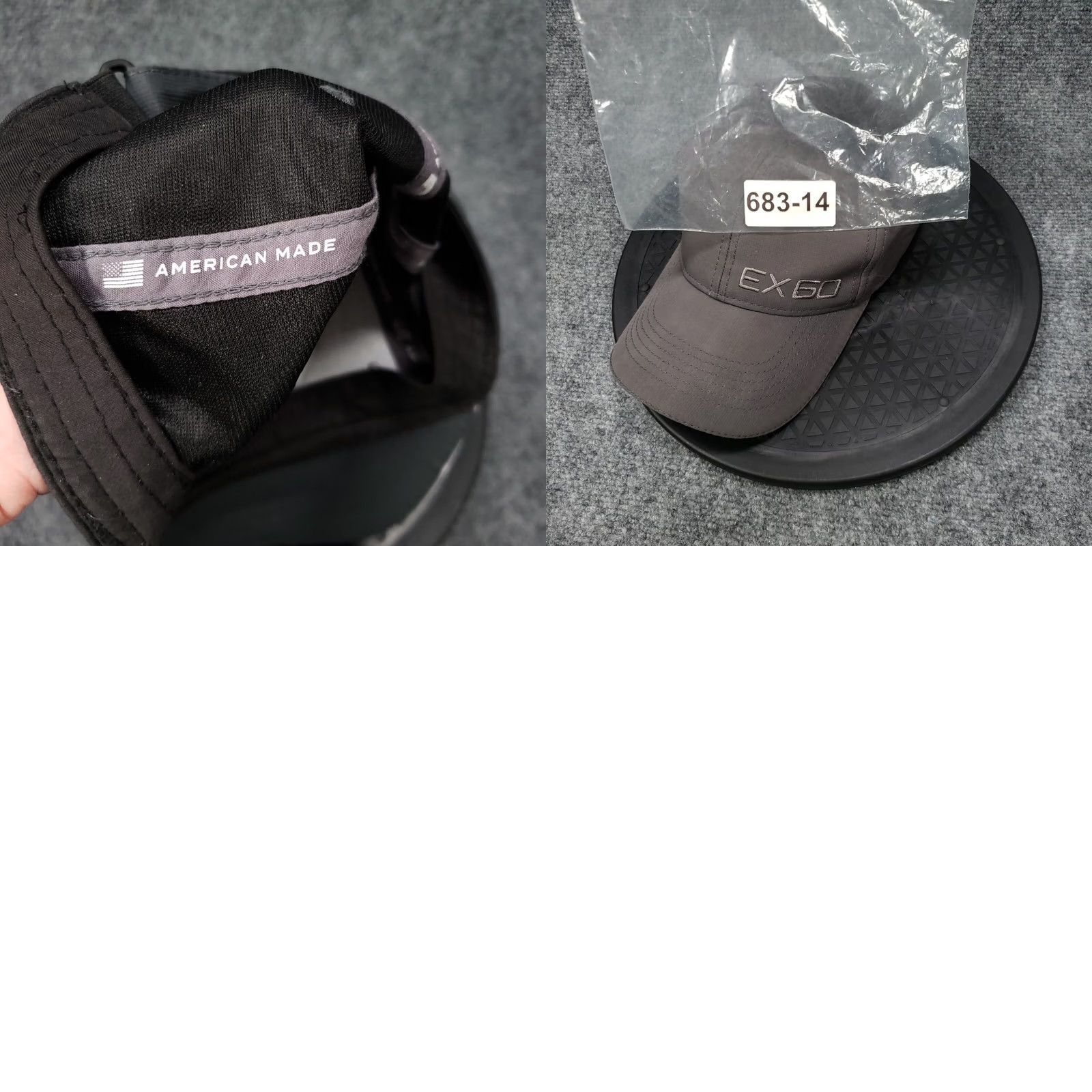 Vintage Tiara Yachts EX60 Cap Men's Adjustable Gray Strap American Made Size ONE SIZE - 8 Thumbnail