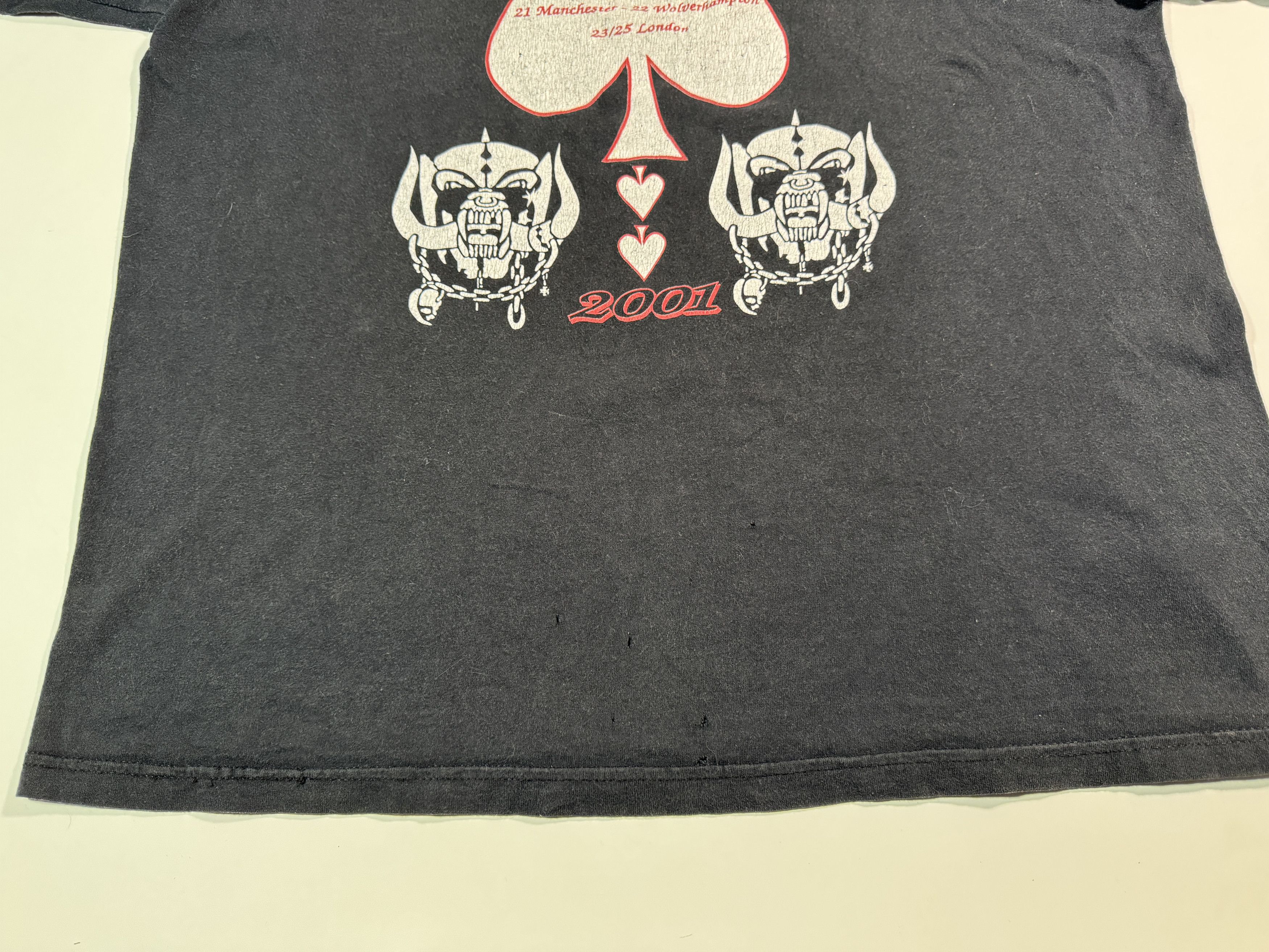 Band Tees Vintage 2001 Motörhead T-shirt Heavy Metal Band Tee XL Size US XL / EU 56 / 4 - 5 Thumbnail