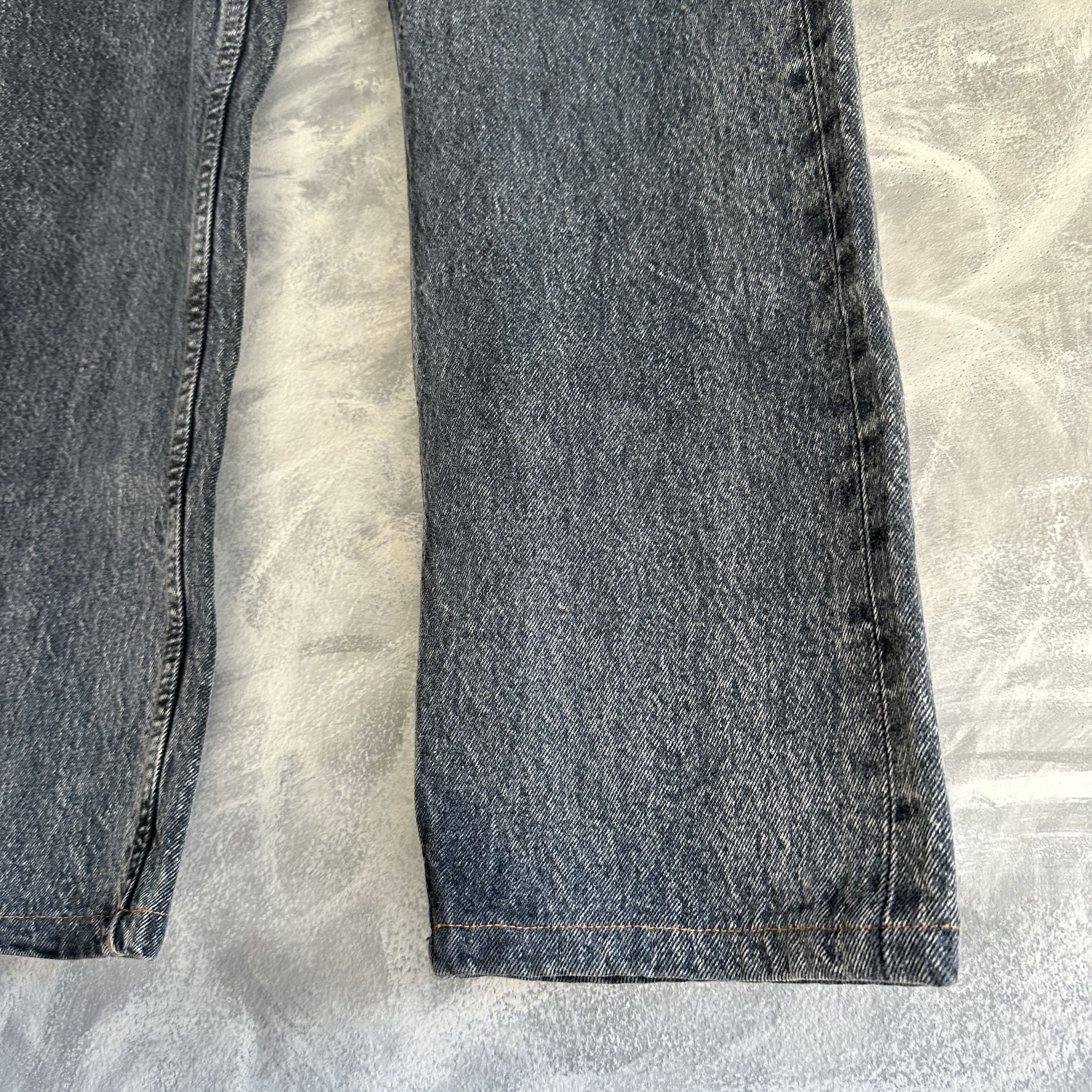 Levi's Vtg Levis 501 Jeans Mens 36x30 Black Button Fly Made in USA Size US 36 / EU 52 - 8 Thumbnail