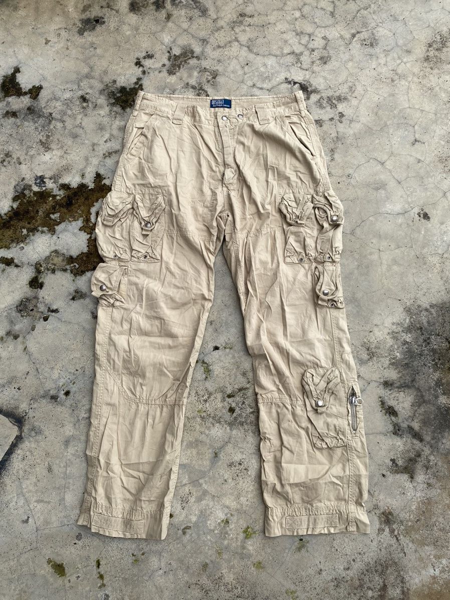 image of Polo Ralph Laurent Cargo Pants Multipocket in Clear, Men's (Size 36)