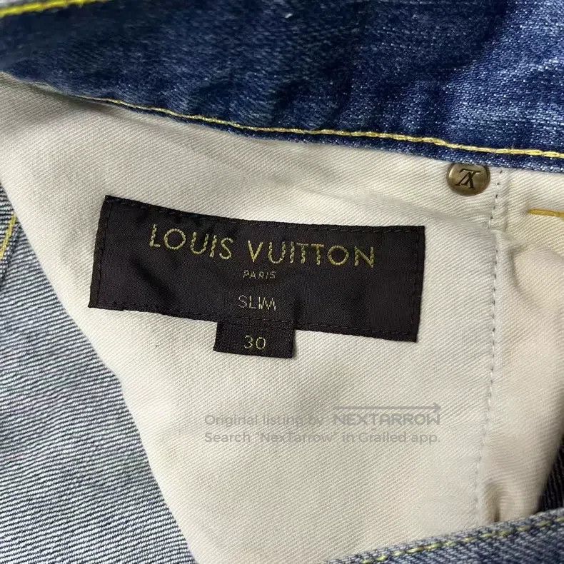 Louis Vuitton Louis Vuitton Blue solid mid-rise casual jeans Size US 30 / EU 46 - 3 Thumbnail