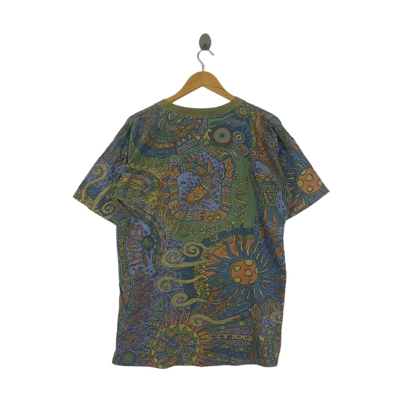 Vintage Vintage 90’ BOAT & BEACH HAWAII Over Print Tee Shirt Top Size US M / EU 48-50 / 2 - 4 Thumbnail