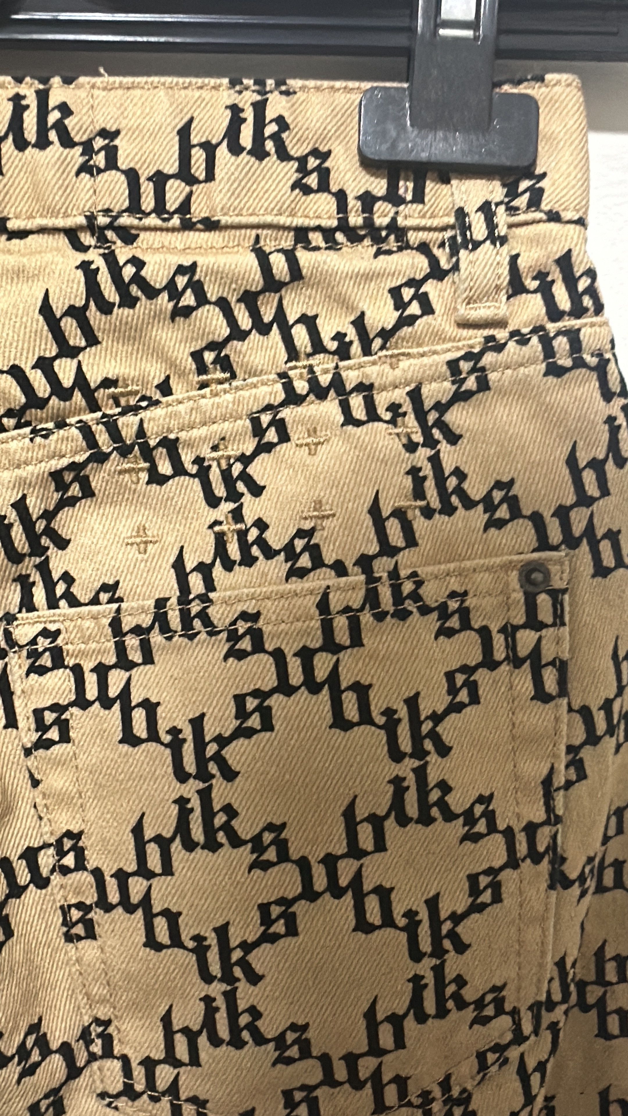 Ksubi Ksubi SAMPLE UNRELEASED Monogram Denim Jean Size US 26 / EU 42 - 3 Thumbnail