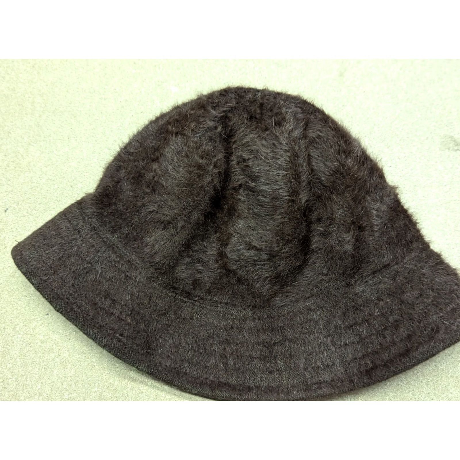 Kangol VINTAGE Kangol Brown Fuzzy Furgora Angora Bucket Hat Size Medium Y2K 90s Size ONE SIZE - 5 Thumbnail