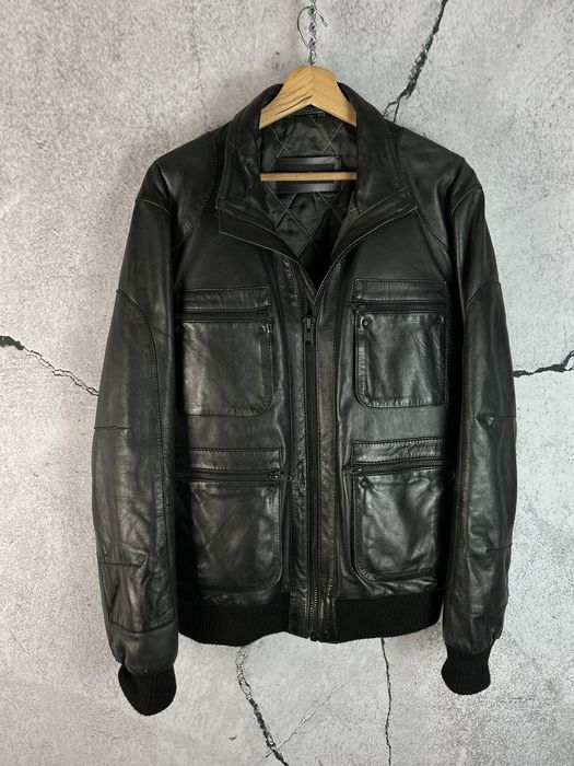 Strellson swiss outlet cross leather jacket