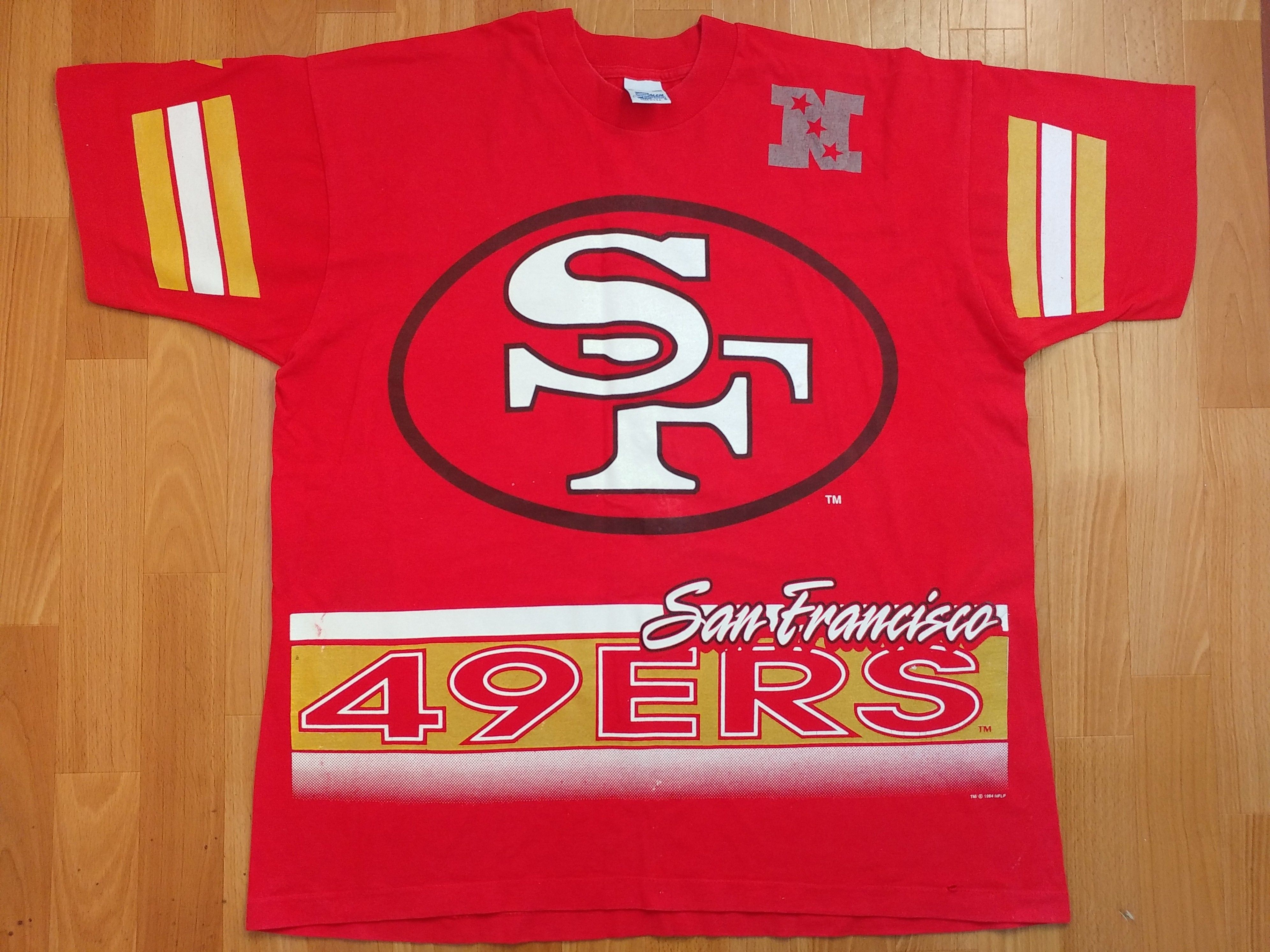 NFL × Vintage NFL San Francisco 49ers t-shirt, 1994 jersey, vintage XL Size US XL / EU 56 / 4 - 5 Thumbnail