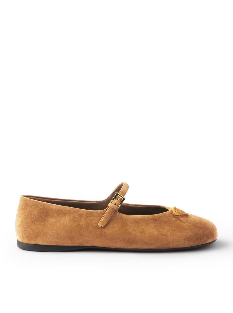 Prada SUEDE BALLERINAS Size US 7.5 / IT 37.5 - 1 Thumbnail