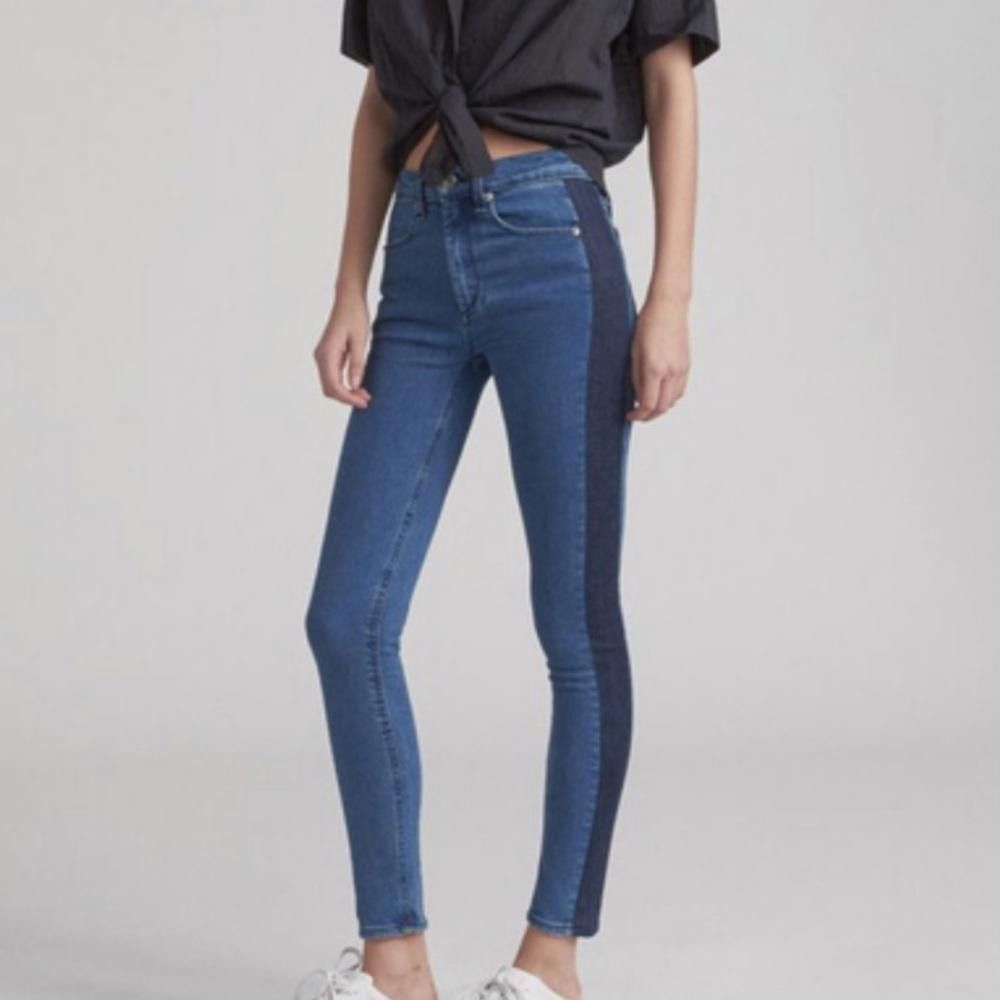 Rag & Bone rag & bone l Maxie High Rise Jean In Double Indigo Size 27 Size 27" / US 4 / IT 40 - 1 Thumbnail