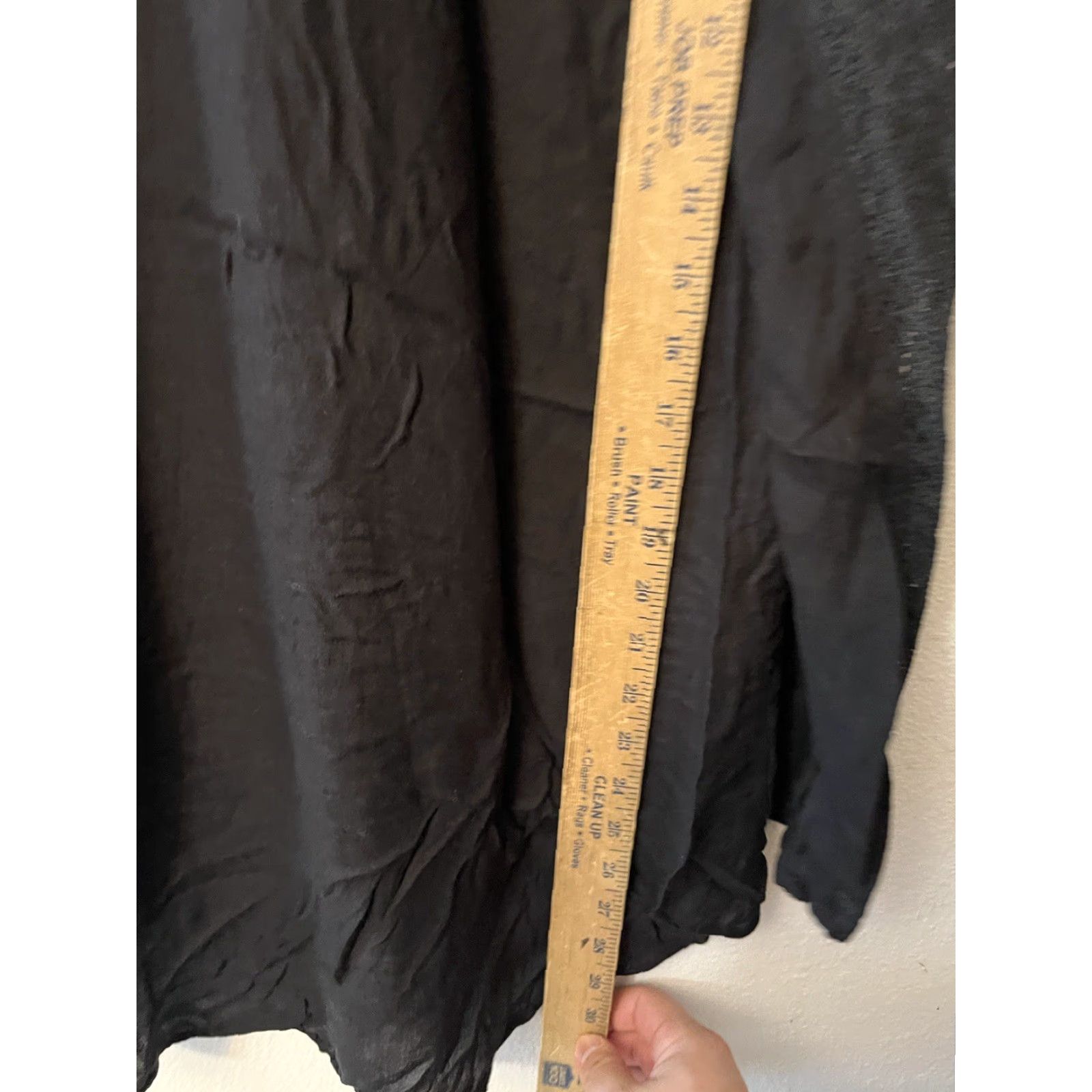 O'Neill VINTAGE O'Neill Women's Blouse M Black Solid V-Neck Long Sleeve Pullover Baumwolle Bell Sleeve Top 80s Size M / US 6-8 / IT 42-44 - 4 Thumbnail