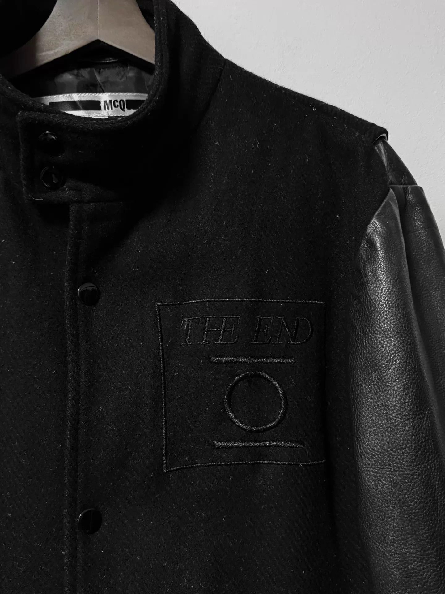 Alexander McQueen AMQ 17AW 'The End' Embroidered Leather Jacket 48 Size US M / EU 48-50 / 2 - 3 Thumbnail