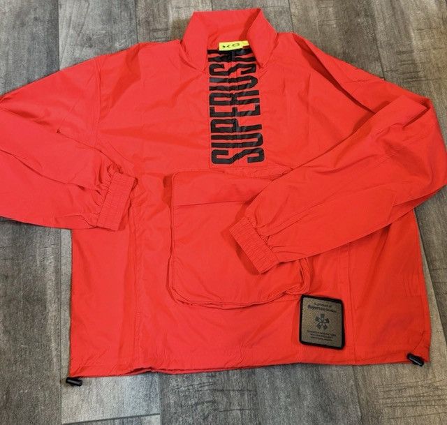 NWT Supervsn S-Grid Windbreaker Red XS Hype MSRP $168
