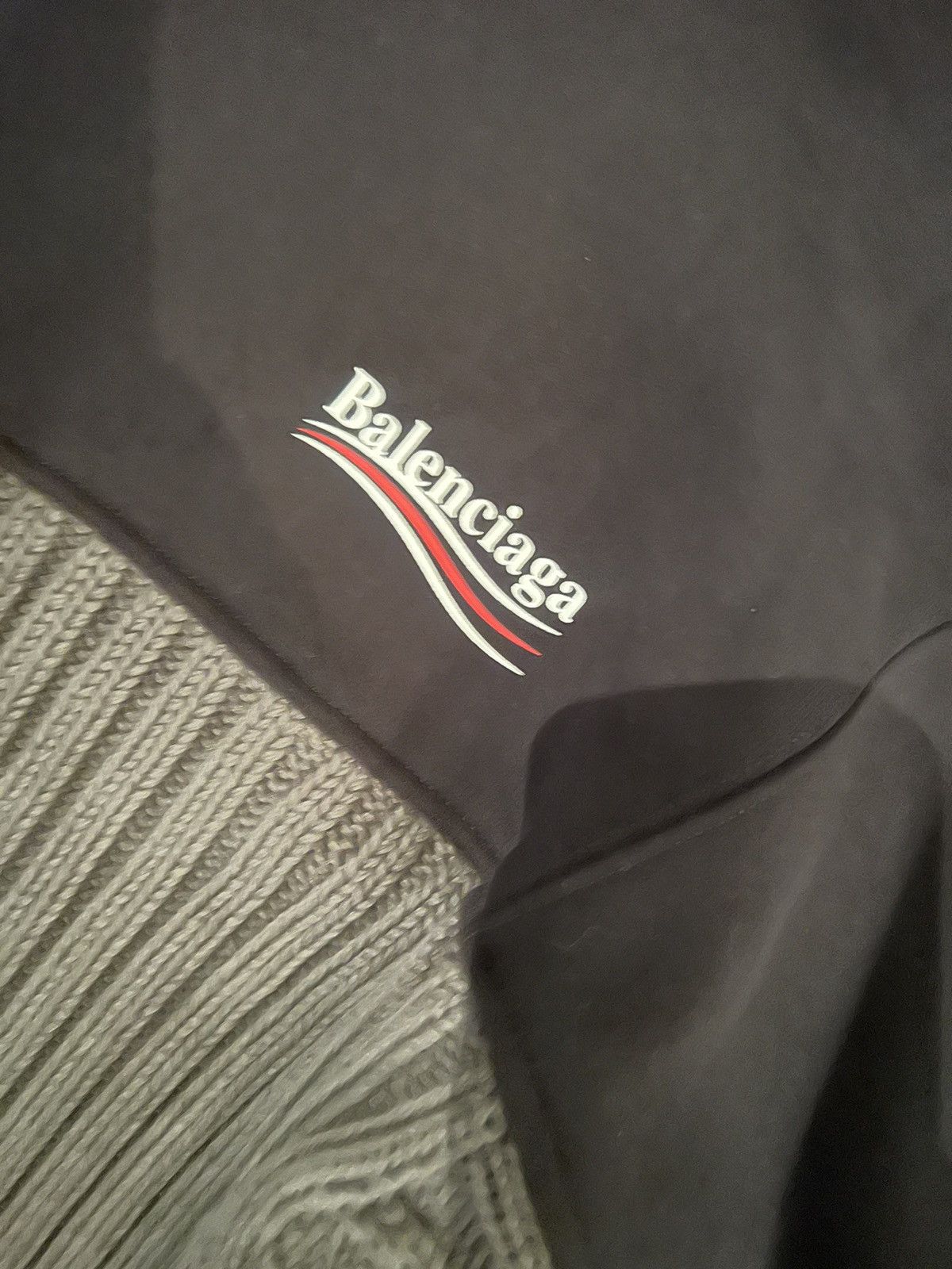 Balenciaga Balenciaga Political Heavy Knit Hoodie Size US M / EU 48-50 / 2 - 3 Thumbnail