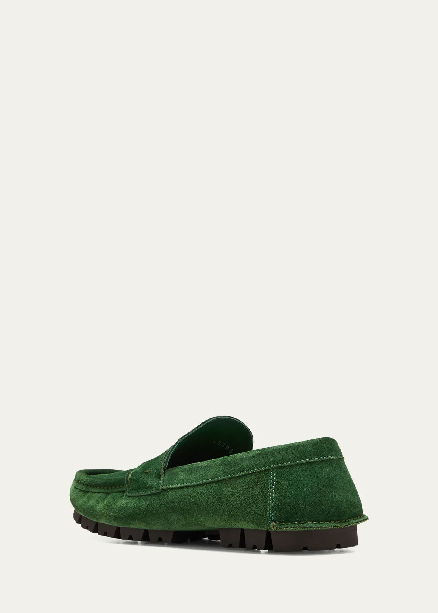 Salvatore Ferragamo o1s1rm0924 Penny Loafers in Inkwell Green Size US 11.5 / EU 44-45 - 2 Thumbnail