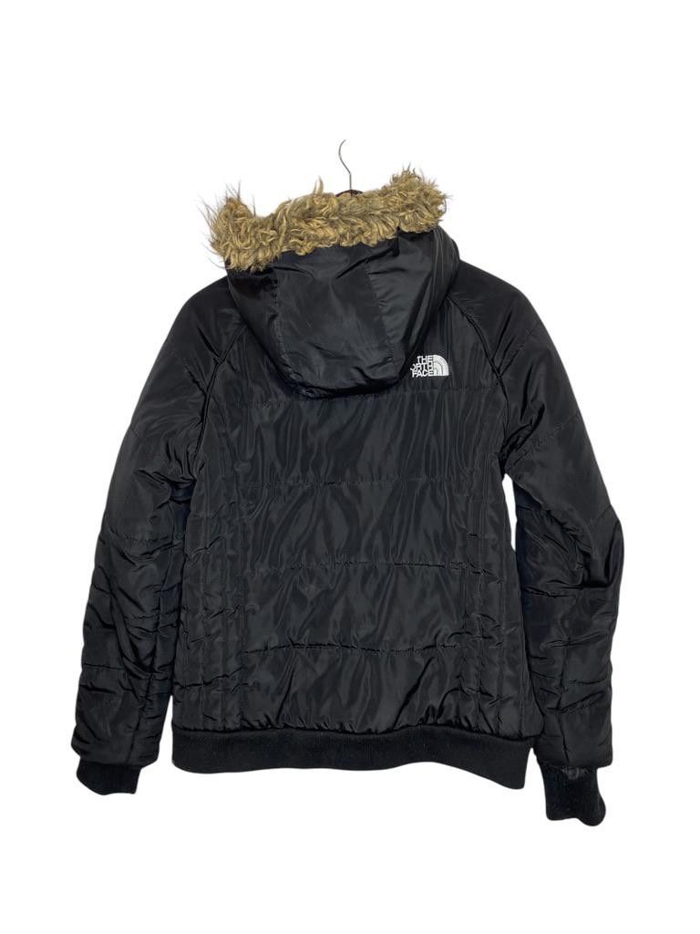 The North Face The North Face Black Hooded Parka Jacket Fur Trim Size Large Size L / US 10 / IT 46 - 2 Thumbnail