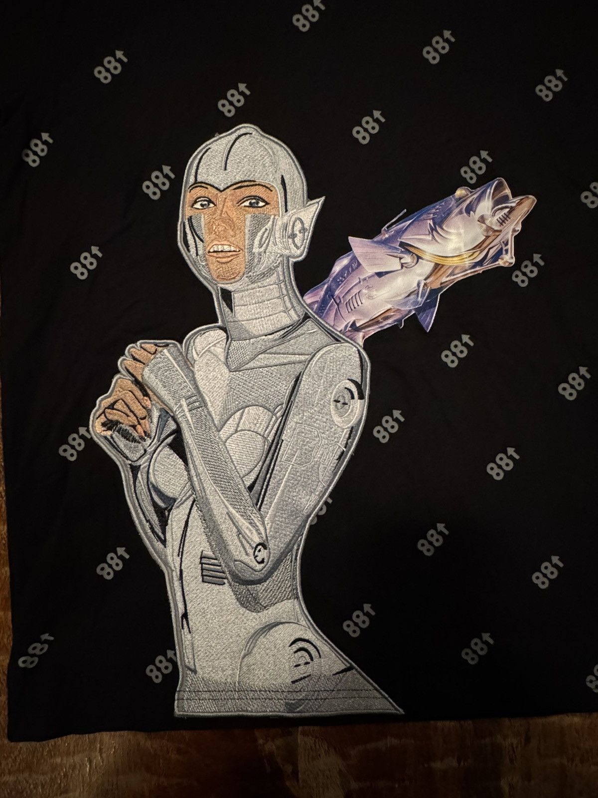 88rising 88Rising X Sorayama Robot Fish Tshirt M Size US M / EU 48-50 / 2 - 2 Thumbnail