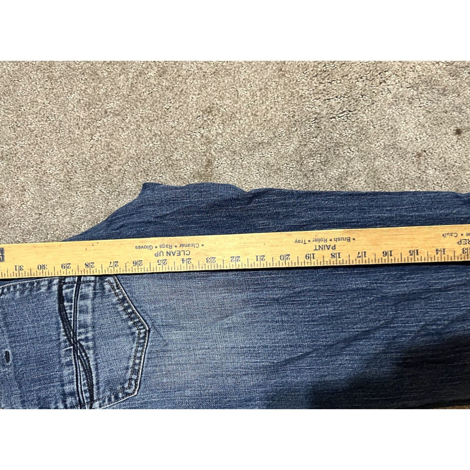 Lee VINTAGE Lee Modern Series L342 Jeans Denim Blue 32x27 Straight Fit 5-Pocket Denim Blue Mens Jeans Size US 32 / EU 48 - 8 Thumbnail