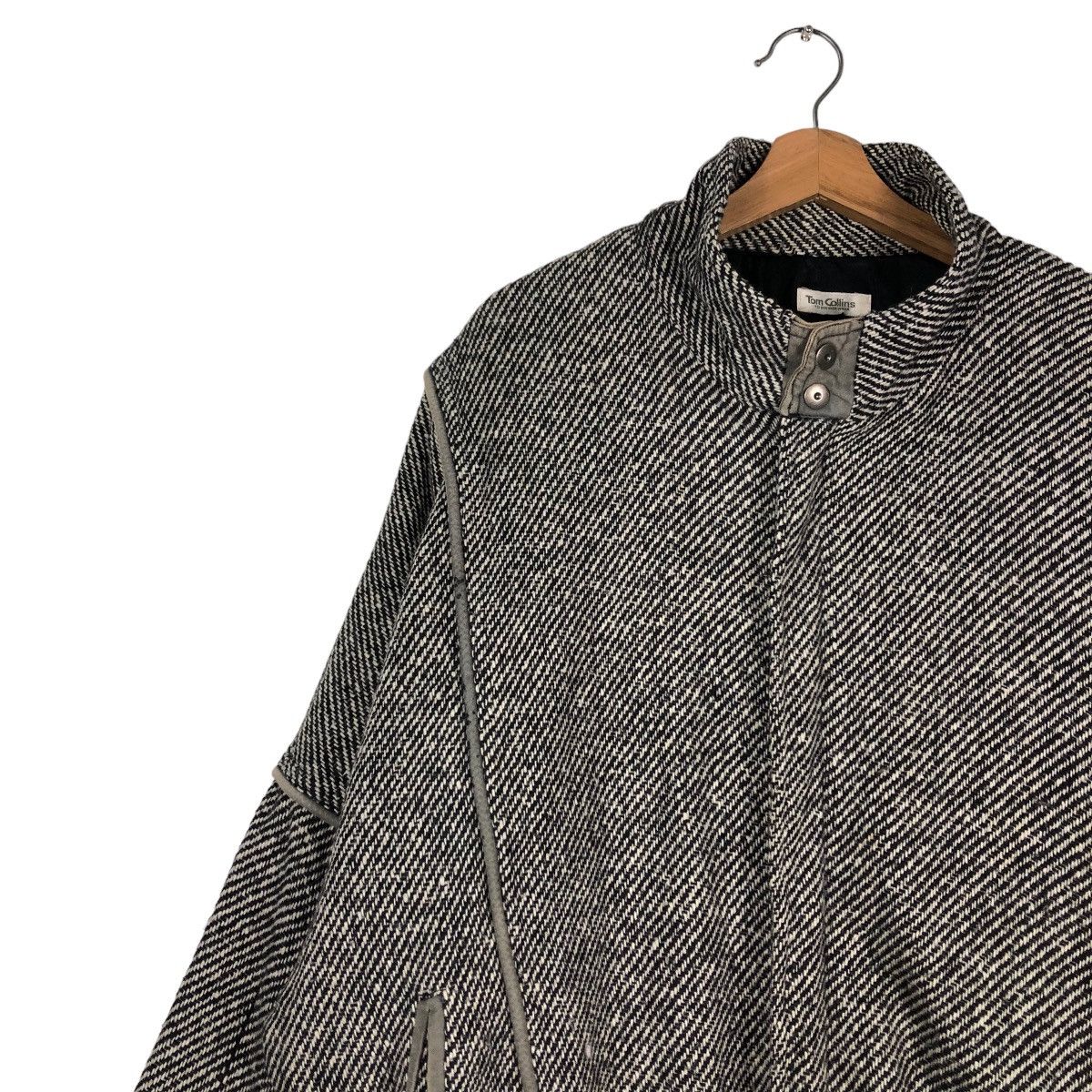 Japanese Brand 📌VINTAGE BOMBER JACKET WOOL HERRINGBONE TOM COLLINS Size US L / EU 52-54 / 3 - 12 Thumbnail