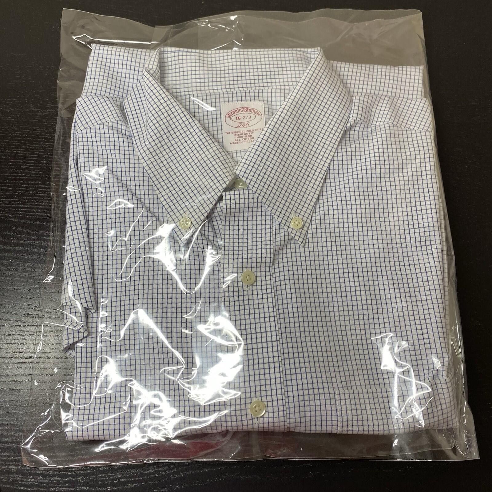 Brooks Brothers Brooks Brothers 346 Box Plaid Dress Shirt Size 16- 2/3 Size 42R - 1 Thumbnail