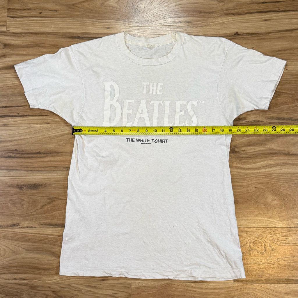Japanese Brand The Beatles Men’s Small White Album Song Text T-Shirt Size US S / EU 44-46 / 1 - 6 Thumbnail