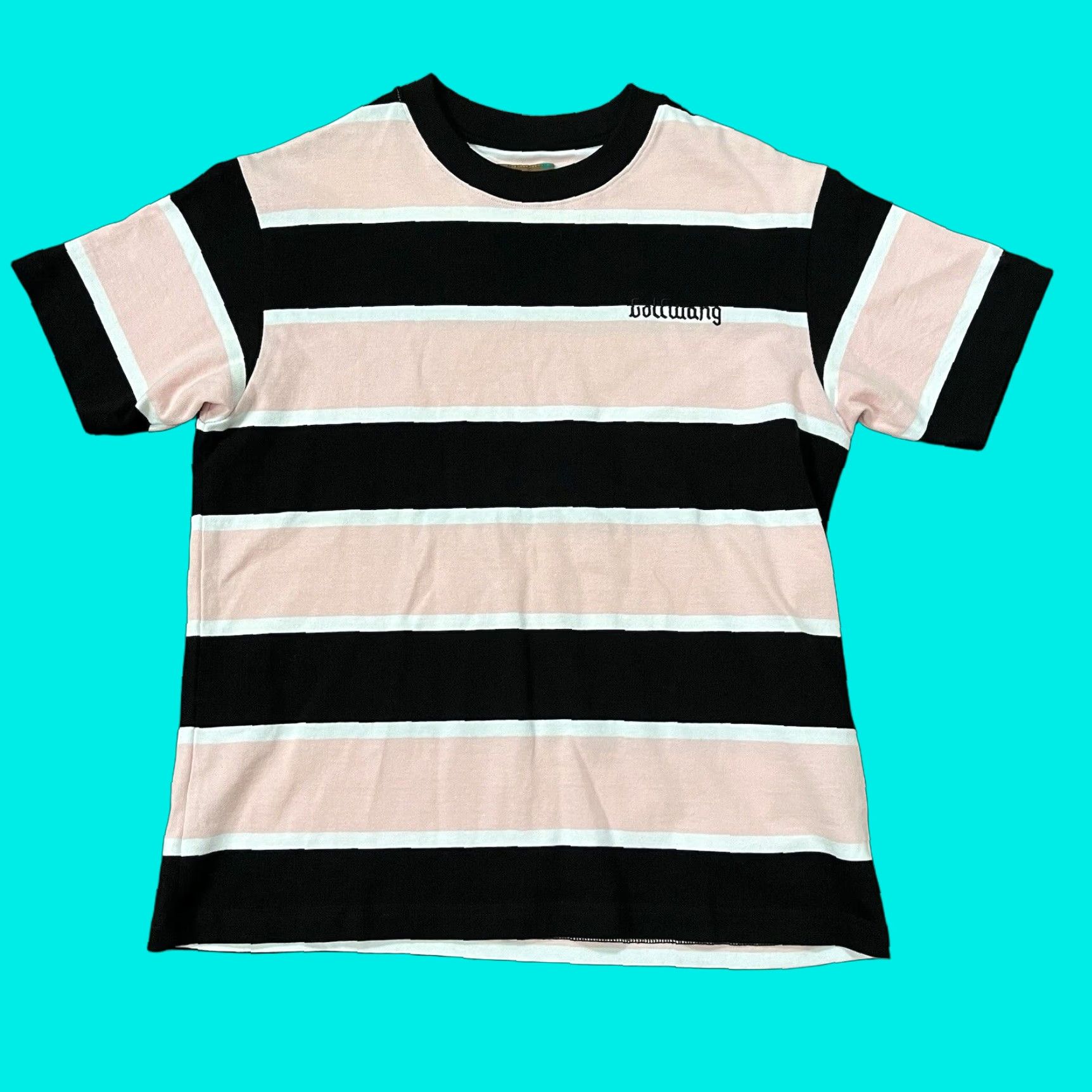 VINTAGE Golf Wang Striped T-Shirt Men's Adult Medium Pink
