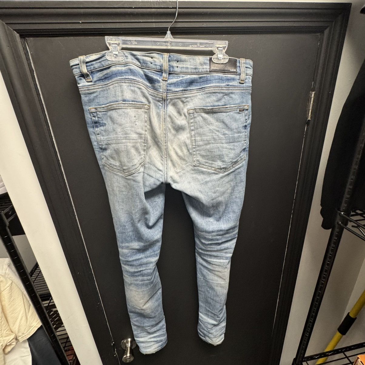 Amiri AMIRI Broken Jeans Clay Indigo Size US 34 / EU 50 - 2 Thumbnail