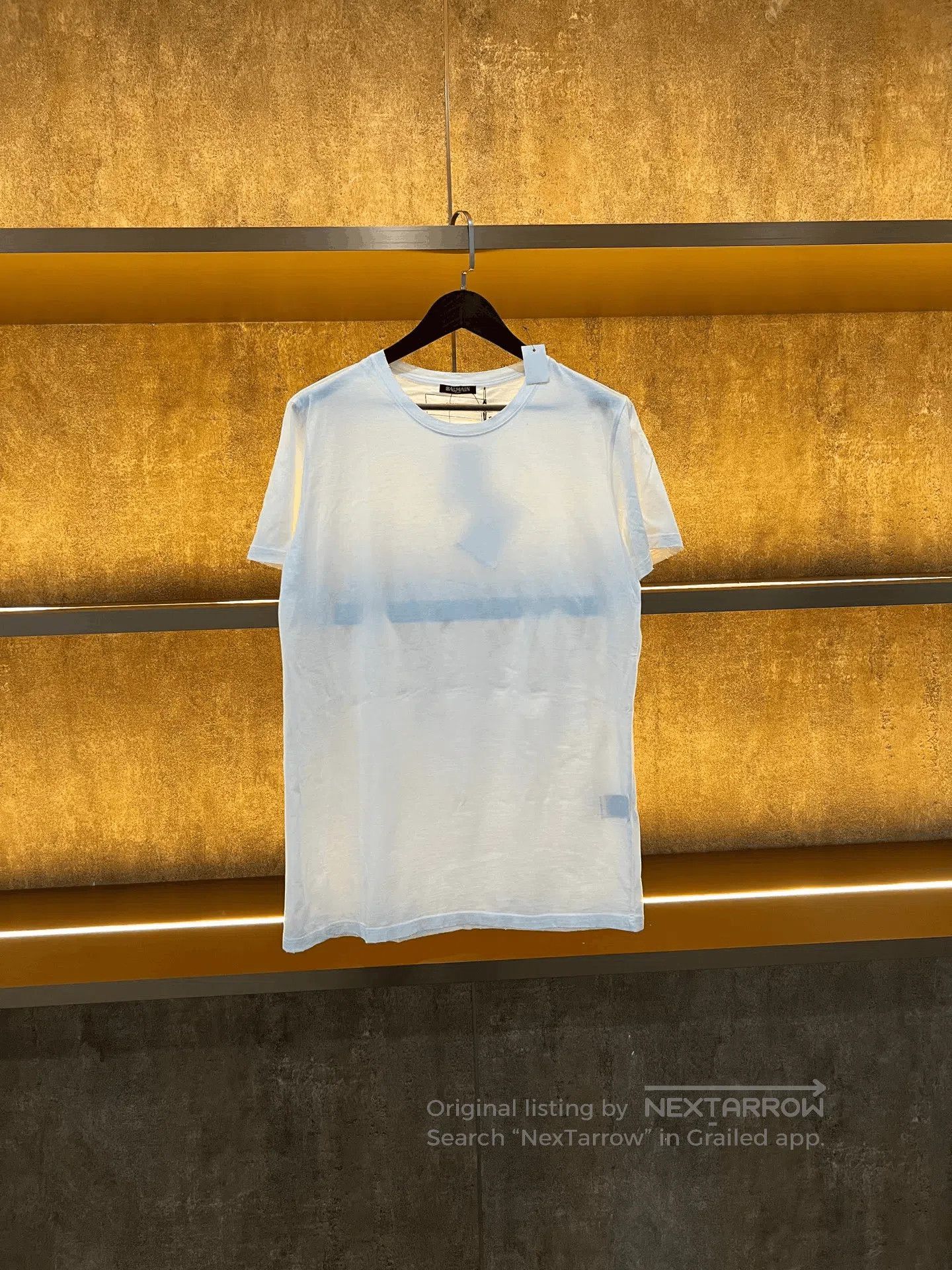 Balmain Balmain Distressed Short Sleeve. Size US XL / EU 56 / 4 - 1 Thumbnail