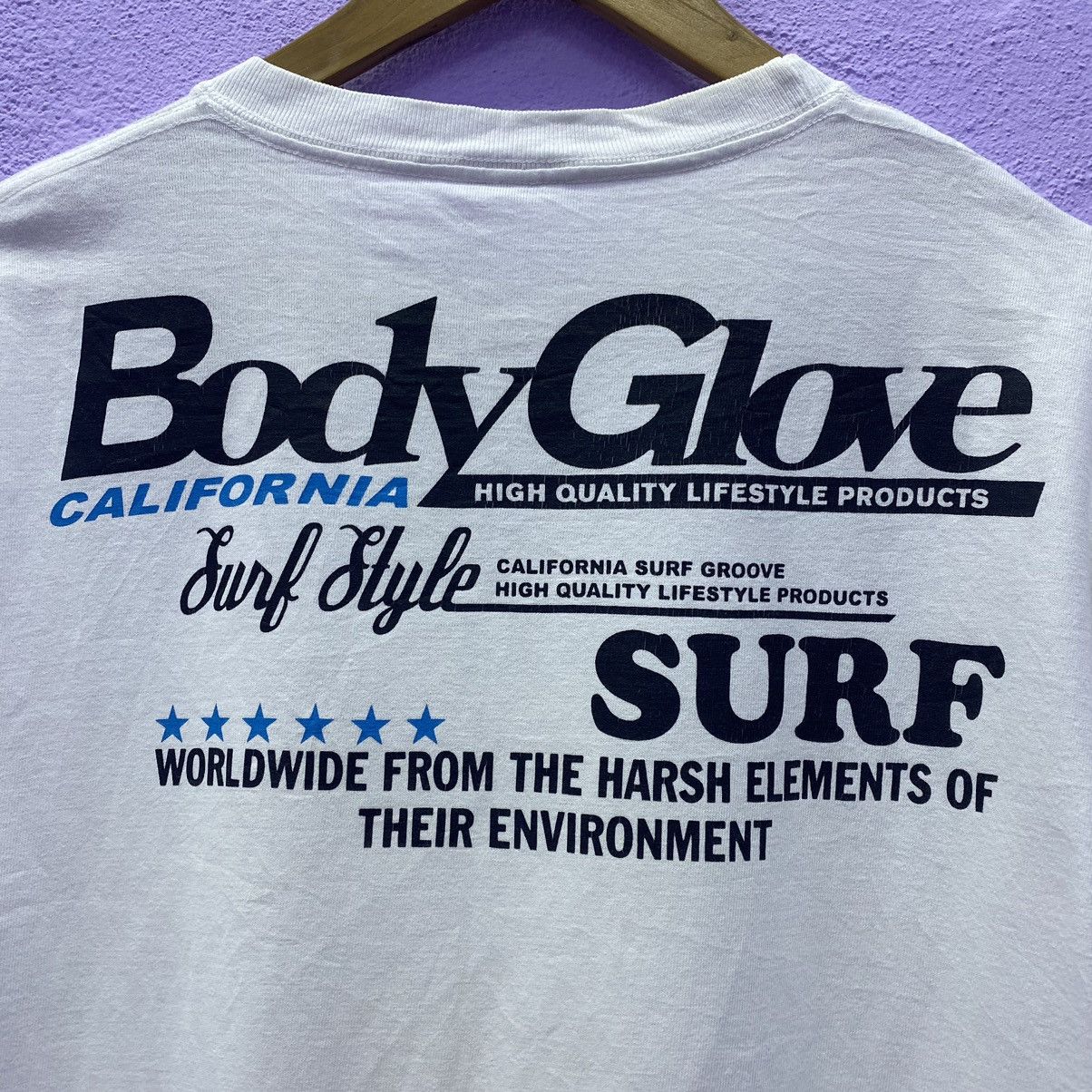 Body Glove × Vintage Vintage Bodu Glove White Tshirt Size US M / EU 48-50 / 2 - 3 Thumbnail