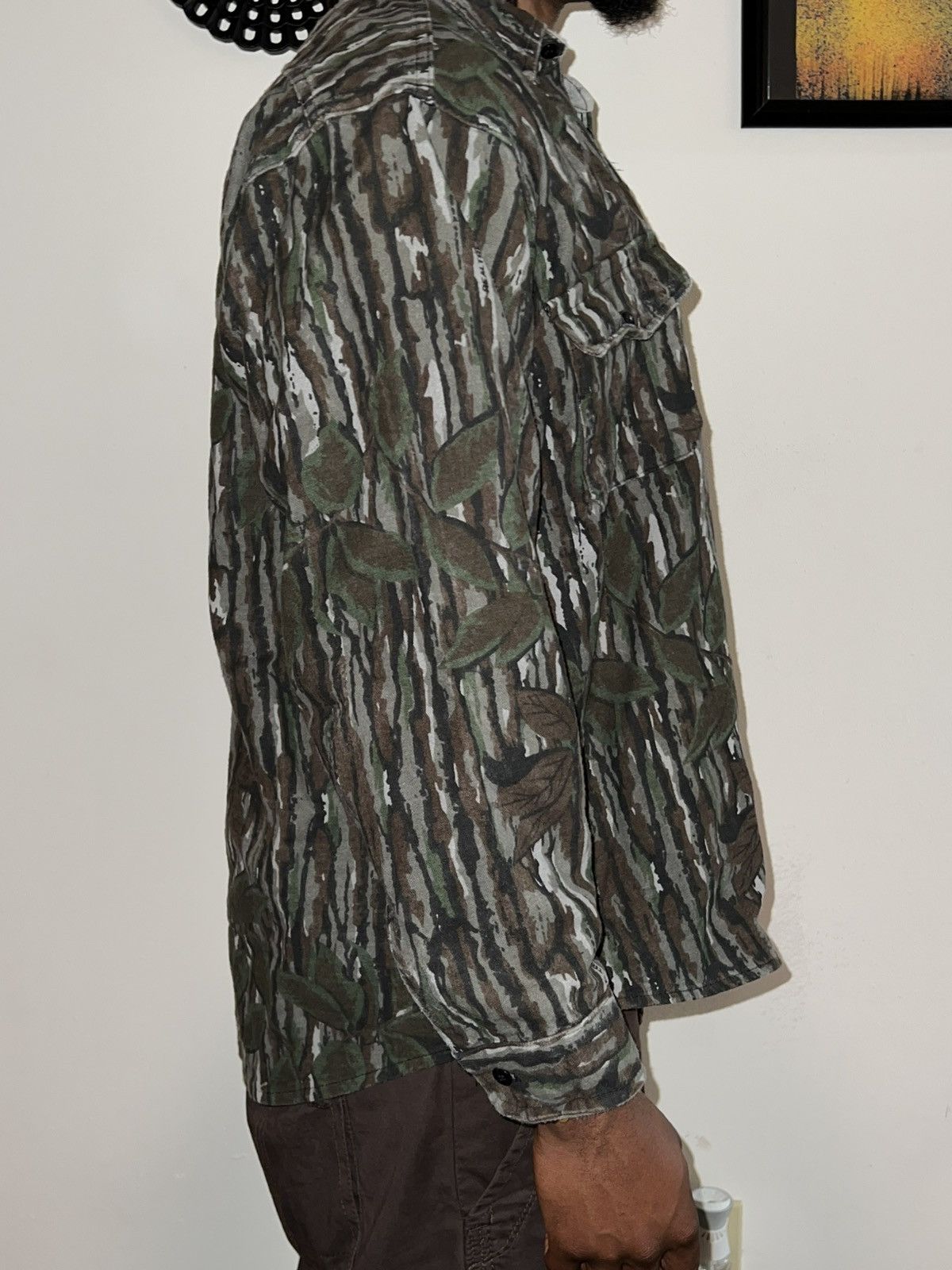 Realtree Vintage Real Tree Camo Jacket Shirt Deerskin Size US XL / EU 56 / 4 - 2 Thumbnail