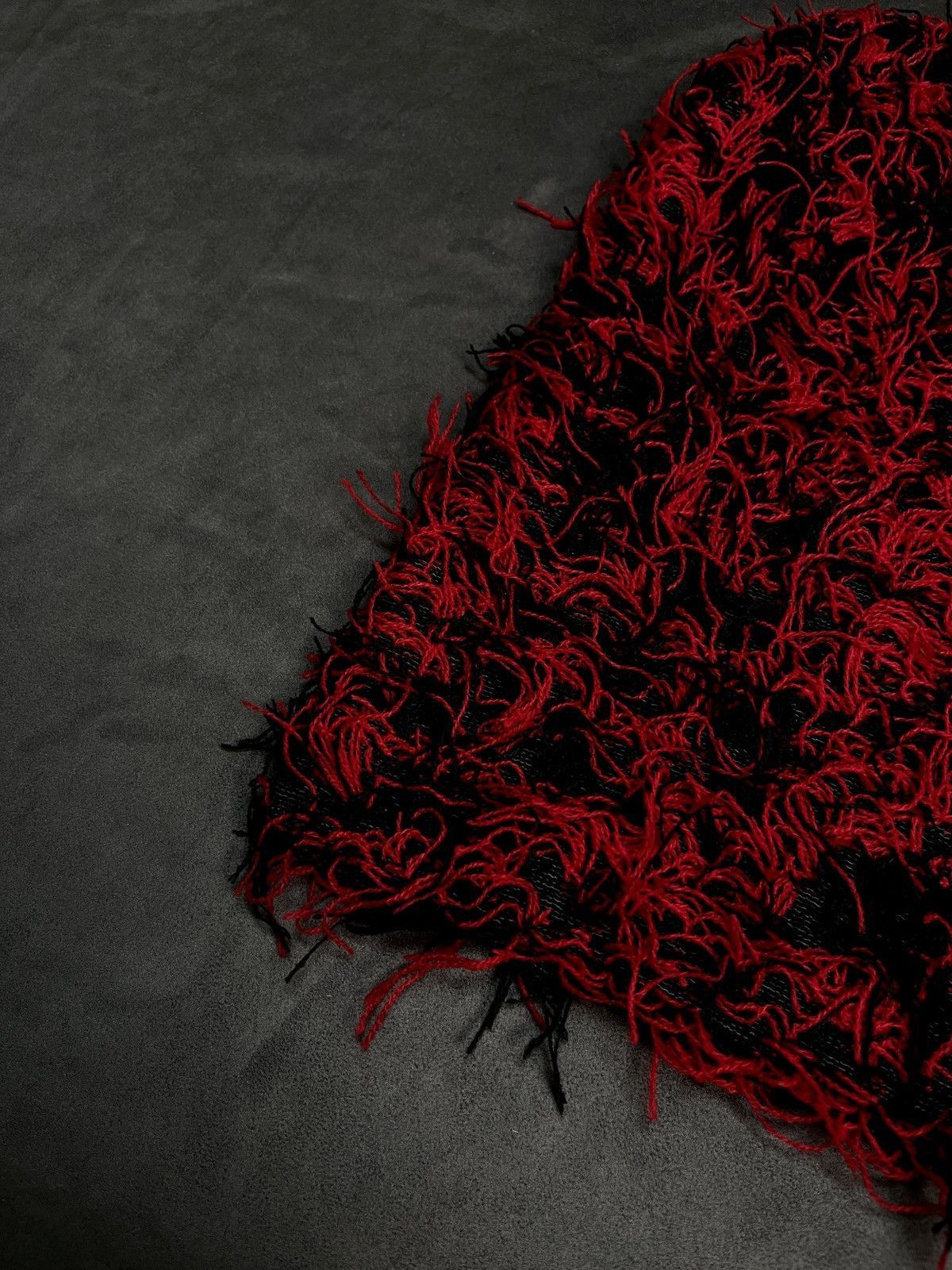 Japanese Brand Deadstock Y2k Balaclava Knitted Full Face Ski Mask Red OS Size ONE SIZE - 6 Thumbnail