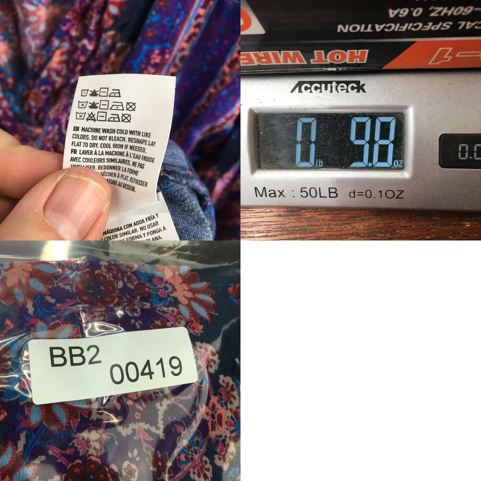 American Eagle Outfitters American Eagle Outfitters Romper Women S Purple Floral Bell Sleeve V-Neck Casual Size 28" / US 6 / IT 42 - 11 Thumbnail